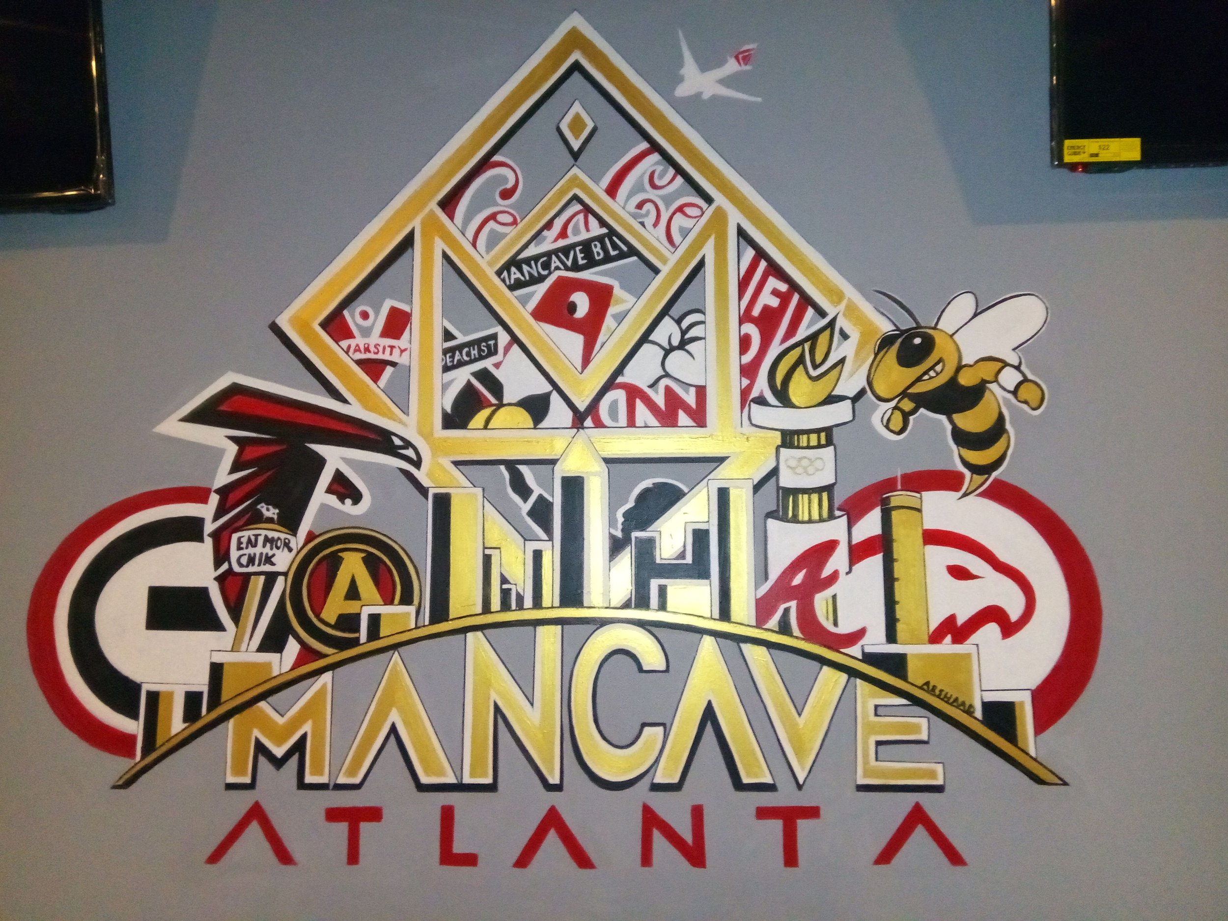 10ft x10ft Mancave Mural