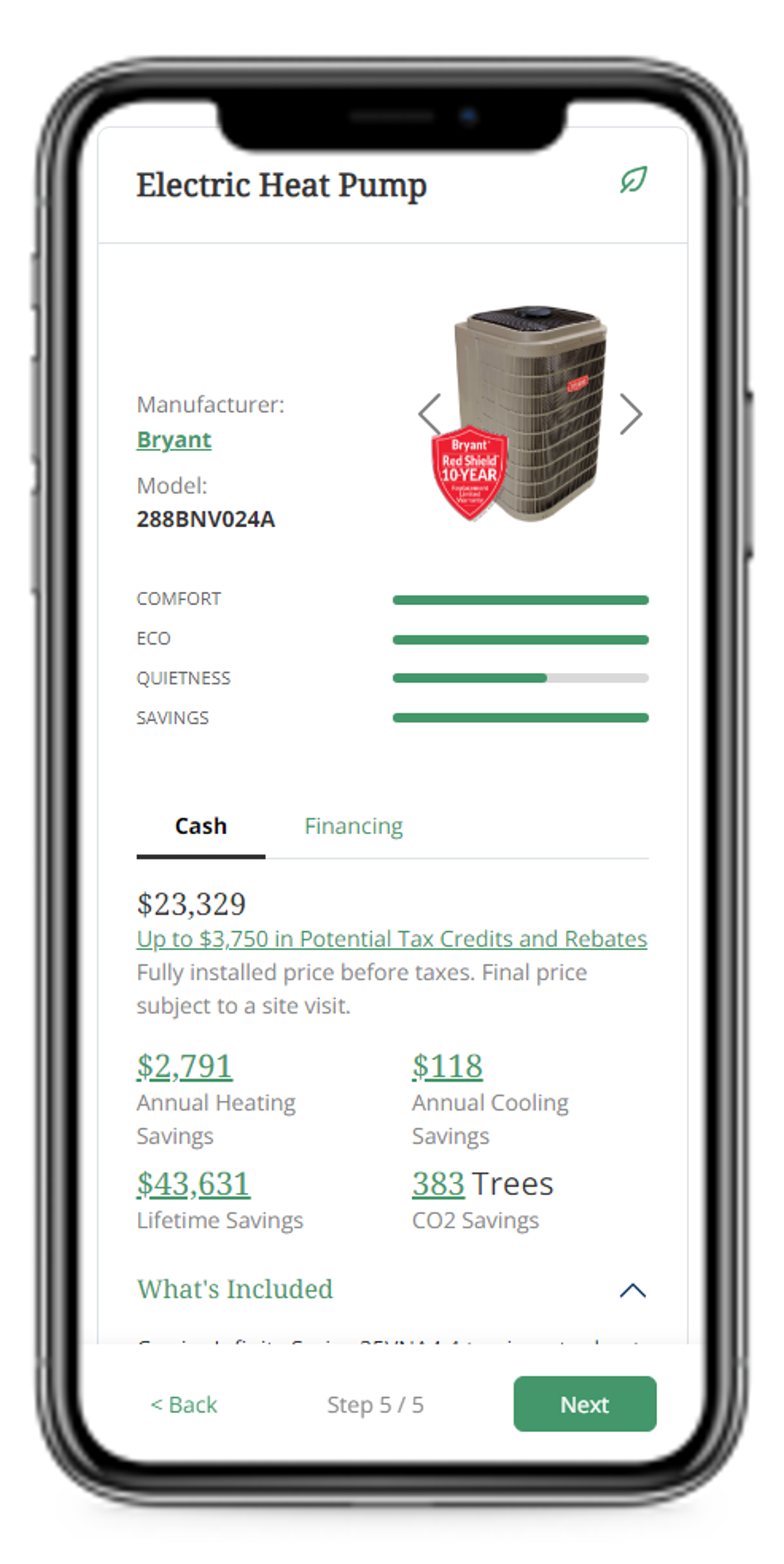 Instant Quote mobile image