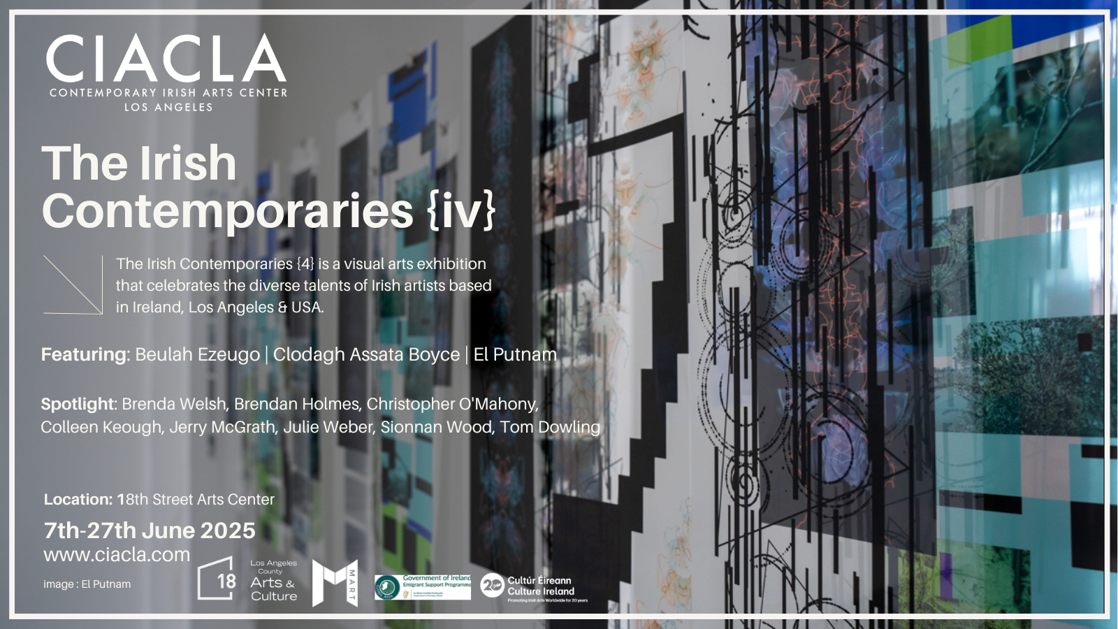 Mobius Artist Event: EL Putnam in The Irish Contemporaries {iv}
