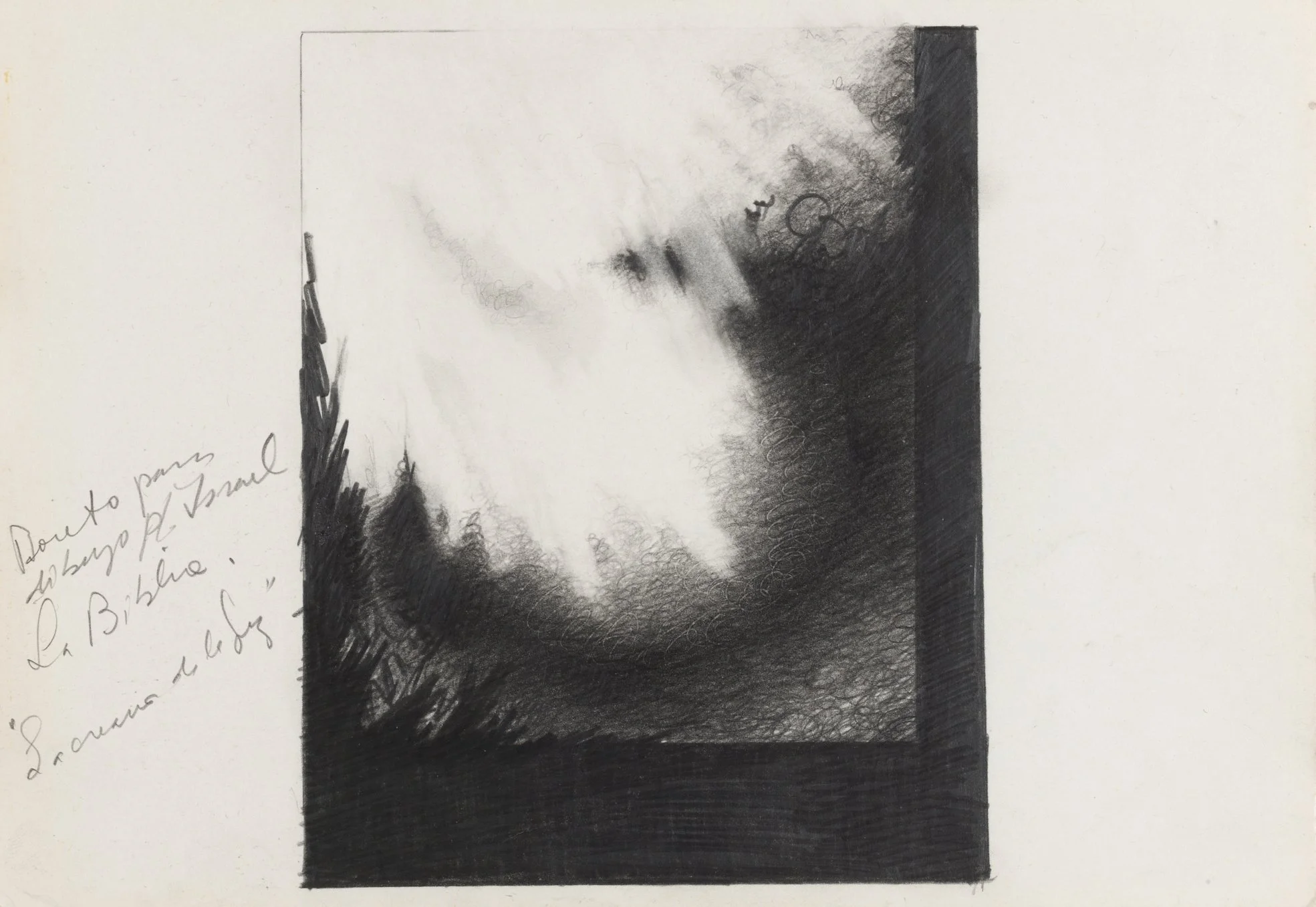Untitled (a sketch for the series Las Esferas)