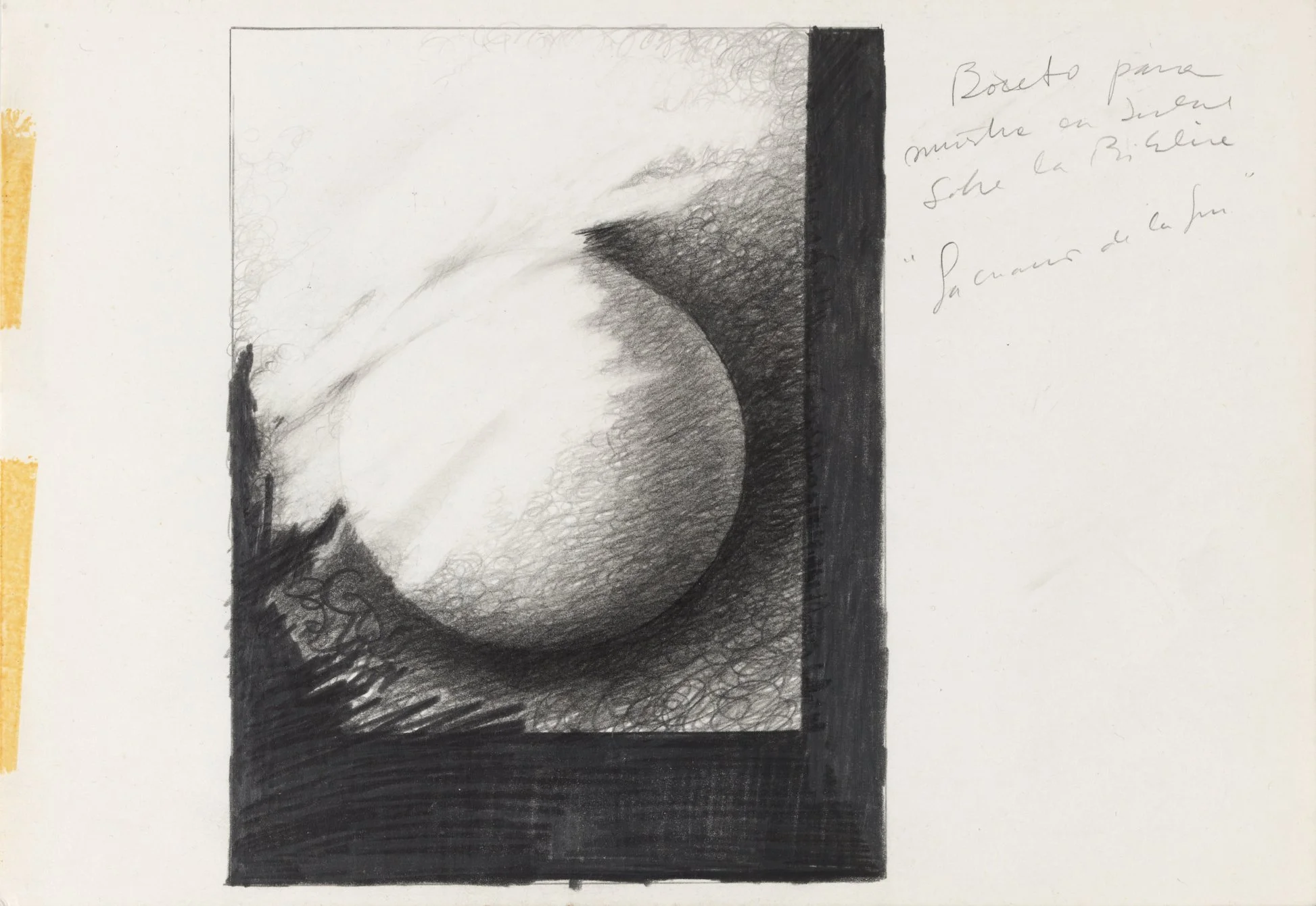 Untitled (a sketch for the series Las Esferas)