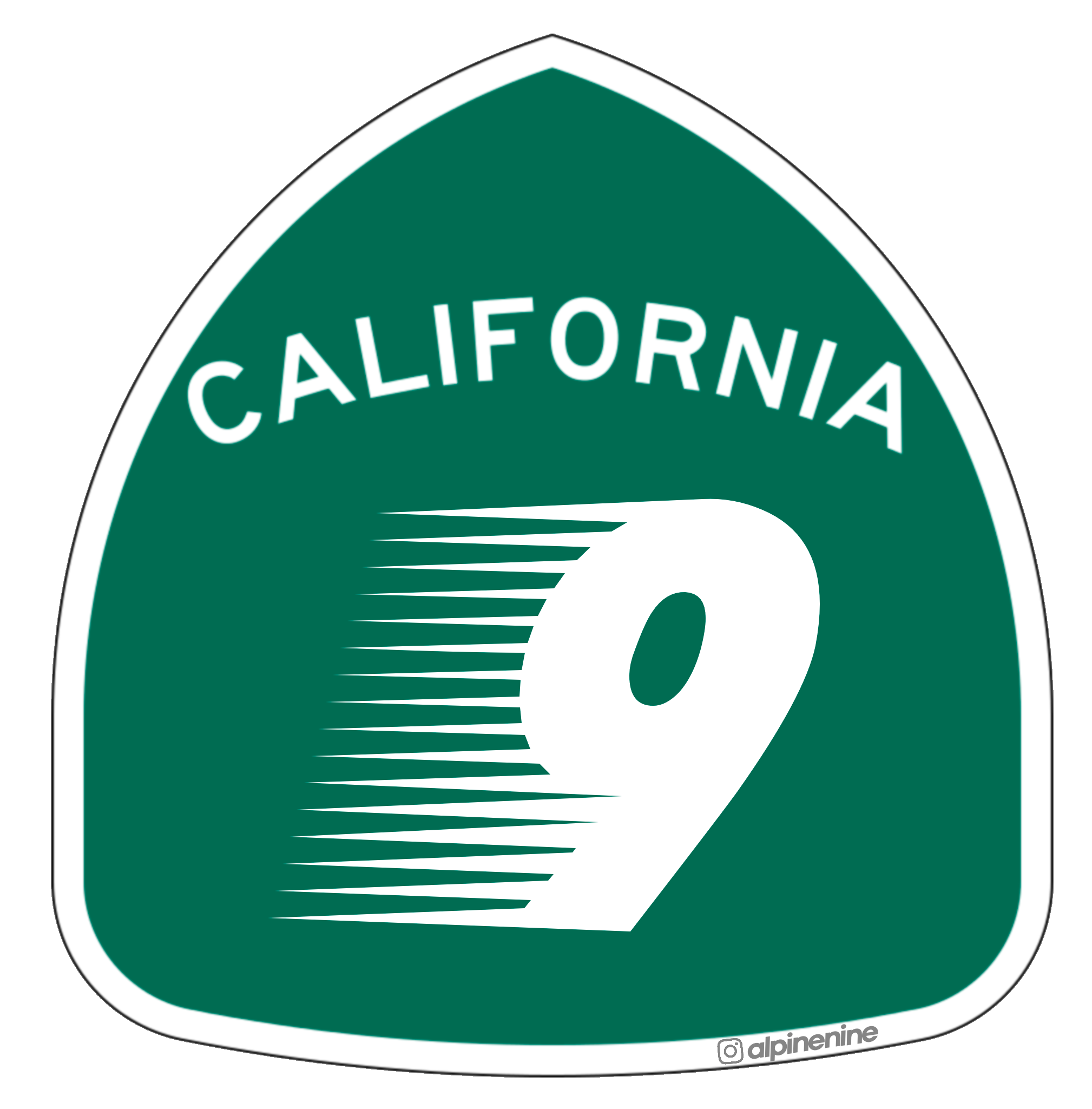 SPEED 9 SIGN DECALS 2 PACK