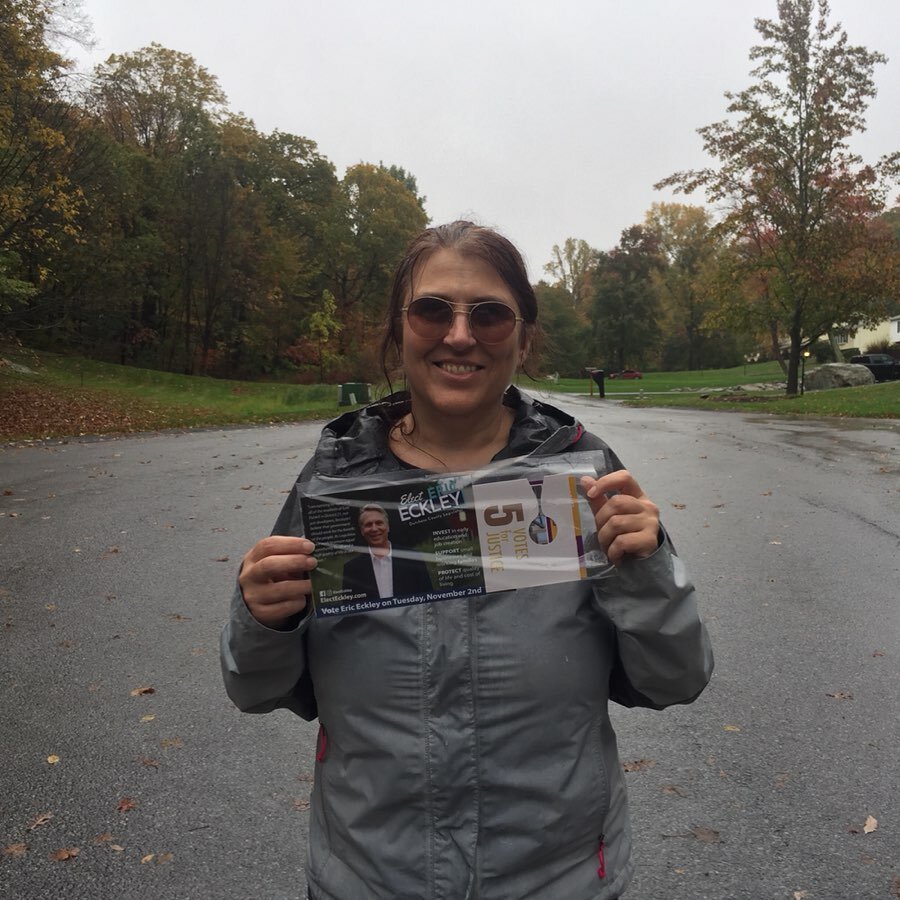 Perfect weather for knocking on doors! Get out and vote!