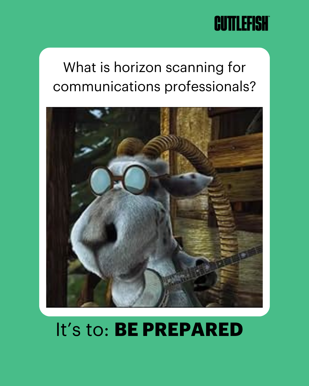What is horizon scanning for a communications professional?