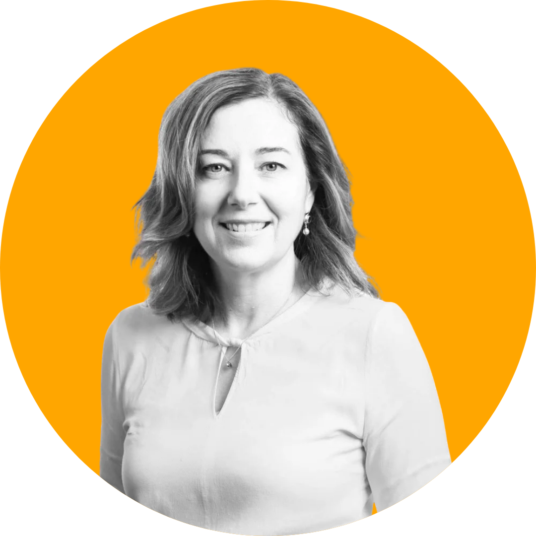 Maryanne Gaffney headshot on magenta background