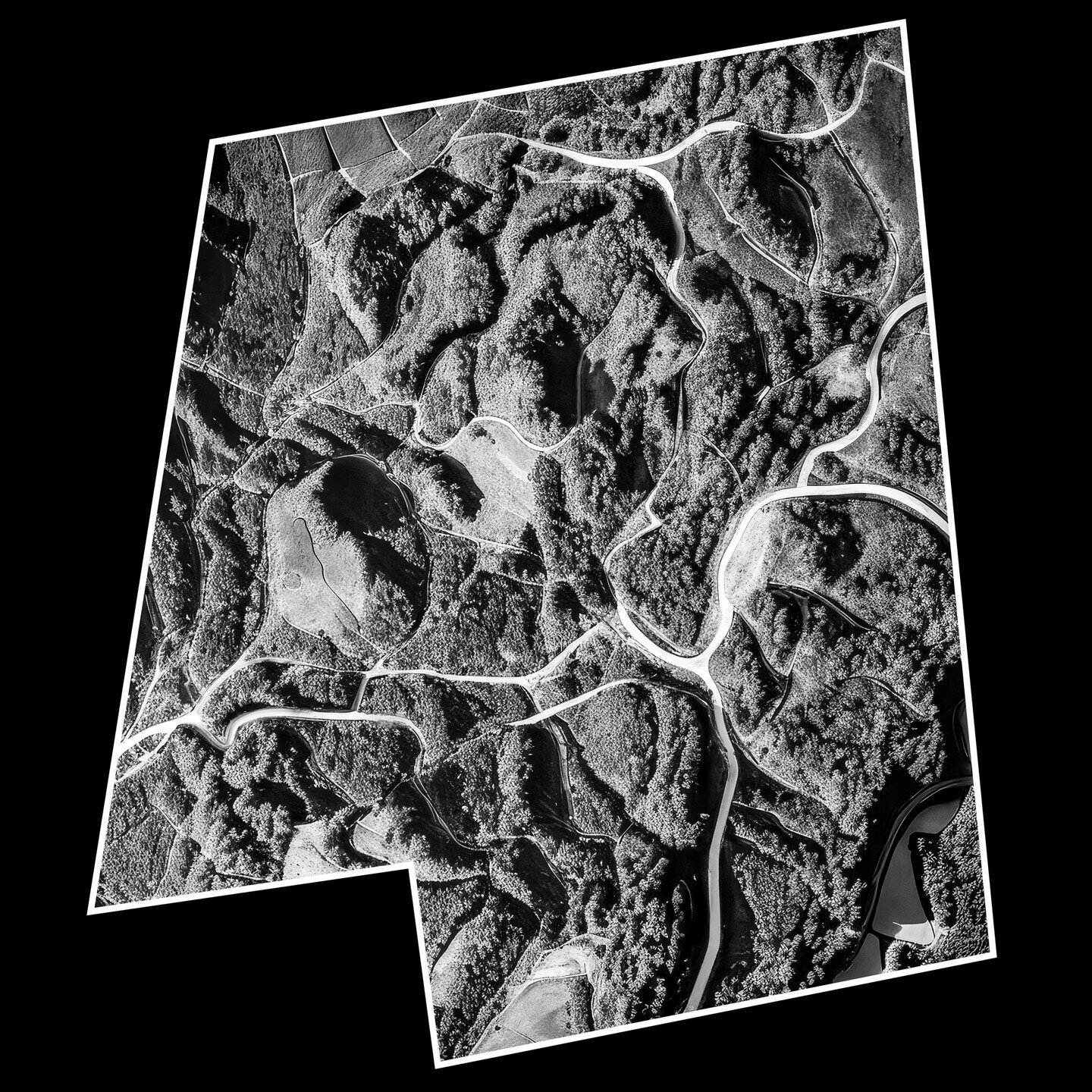 Proof of concept where I used a depth map AI model on my hometown's geographic height map in order to generate a fake aerial landscape.

The overall scale of the area is much smaller than the actual size of the town but I ended up liking that quirk.
