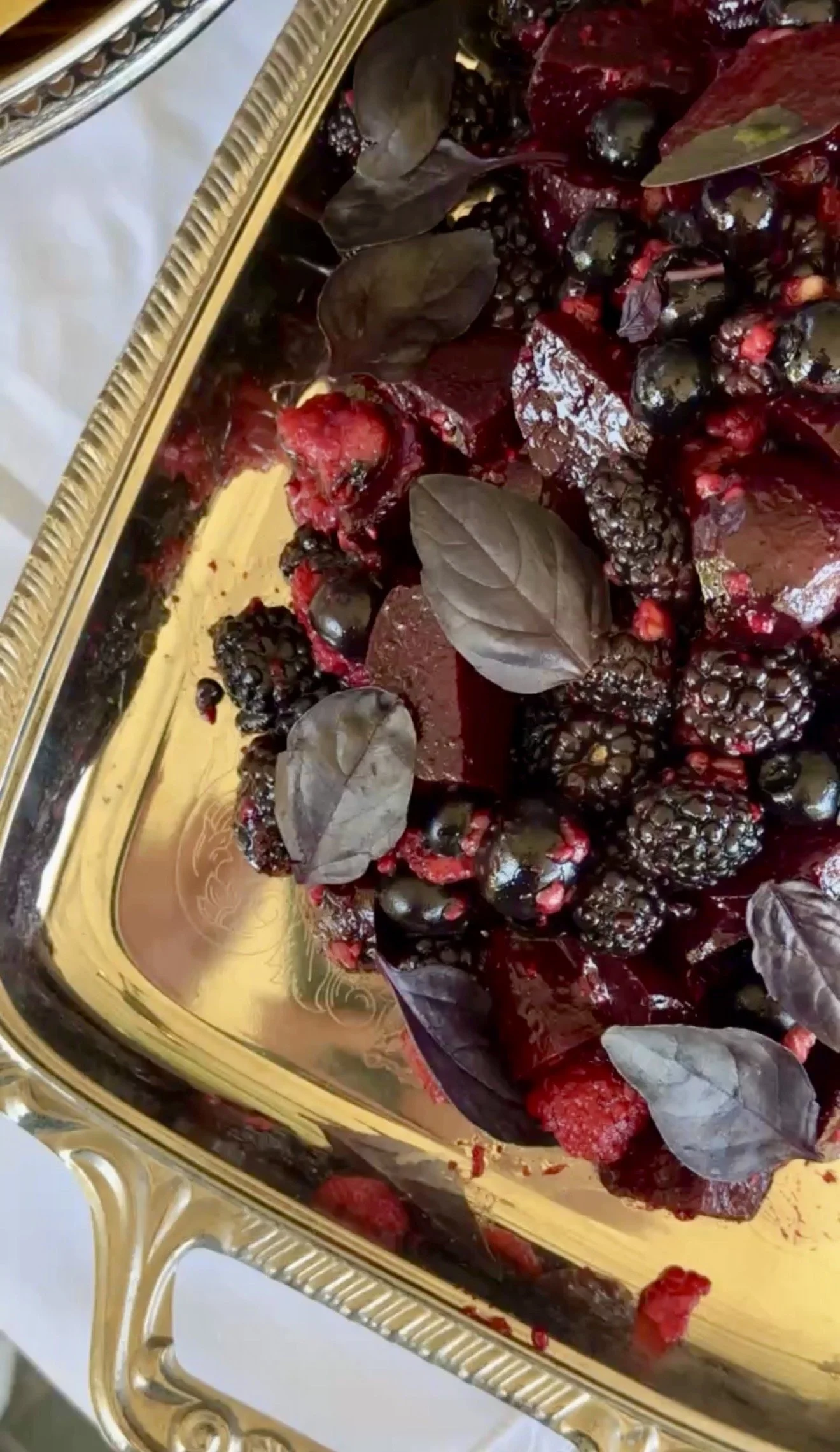 Beets &amp; berries salad