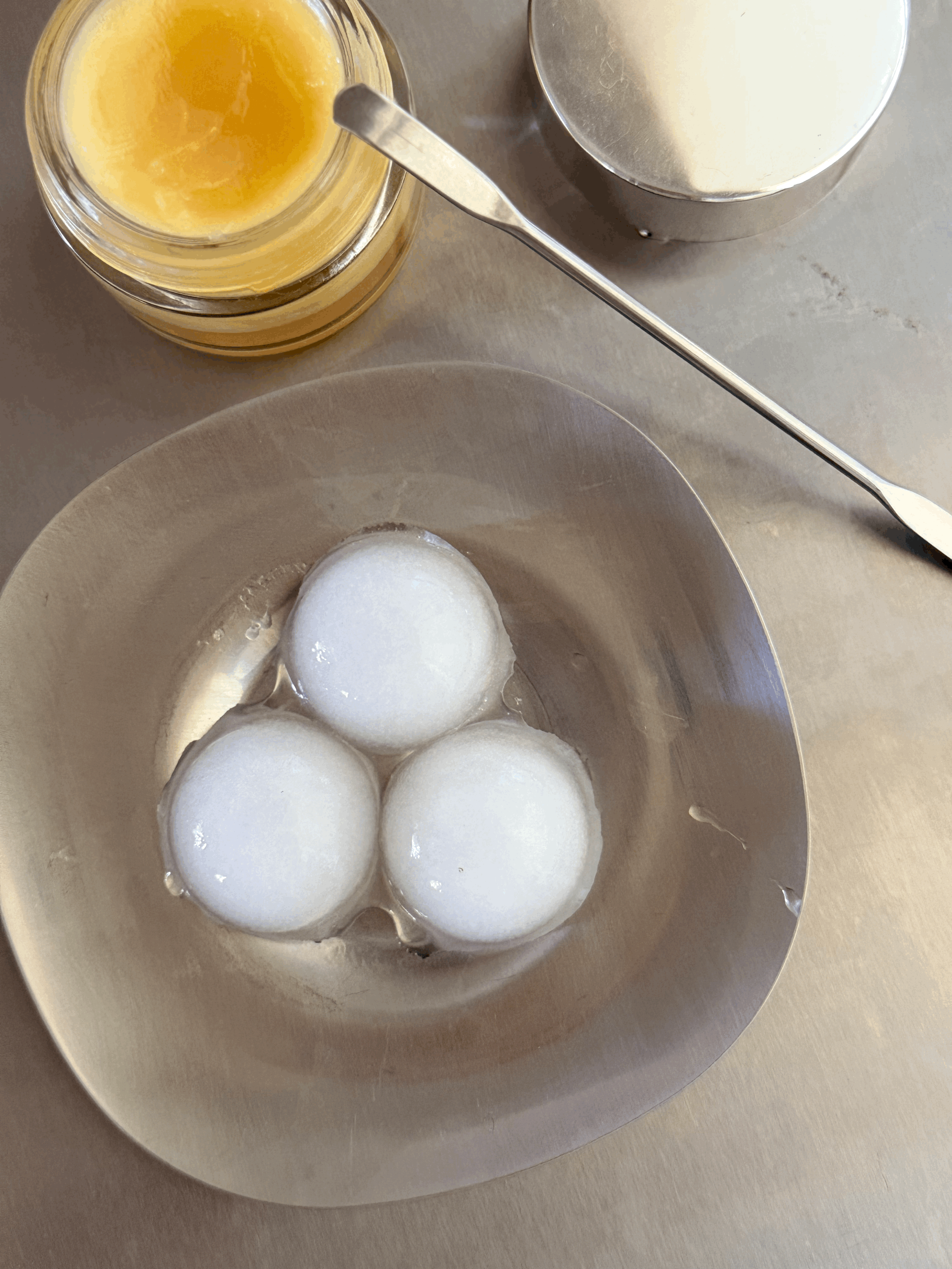 Ayurvedic frozen skincare cubes 