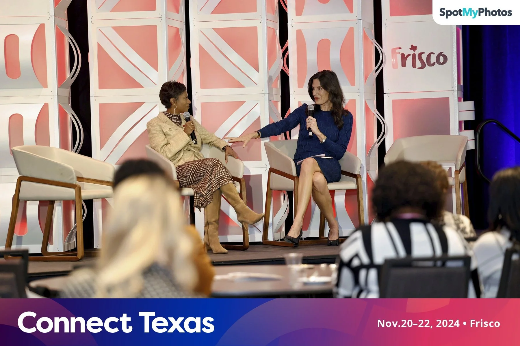 Discussing Sports City USA's role as a tourist destination with City of Frisco Councilmember Angelia Pelham