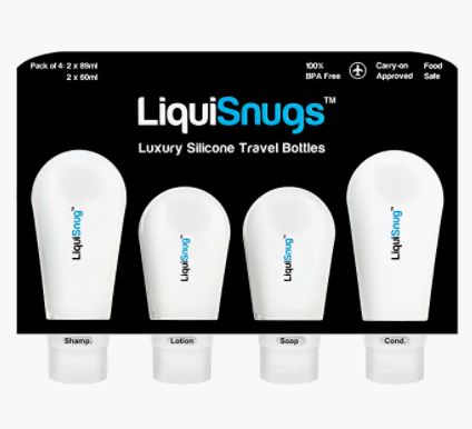 LiquiSnugs Silicone Travel Bottles