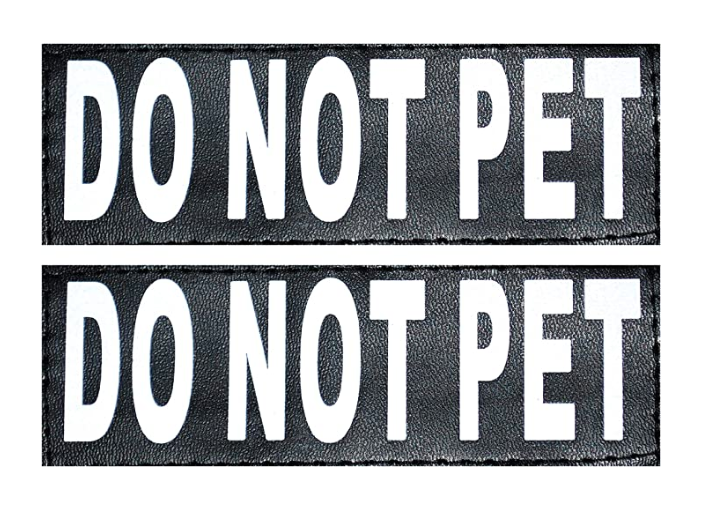 "Do Not Pet" Detachable Patch