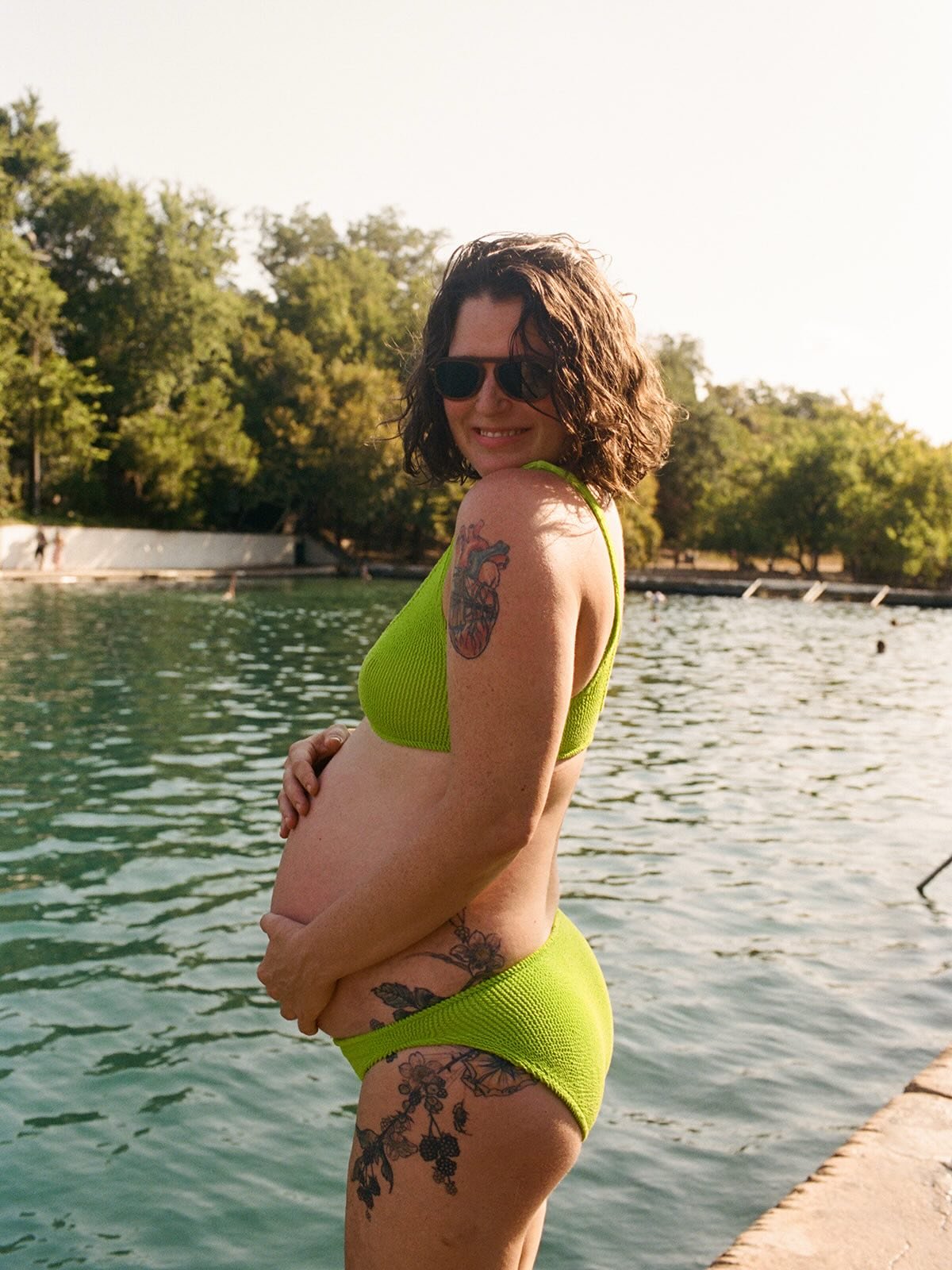 Eight months pregnant, 18 month old. I always knew I&rsquo;d be a mama, even when it seemed scary or impossible. It&rsquo;s always been her. I love you Helena! &hearts;️ #happymothersday