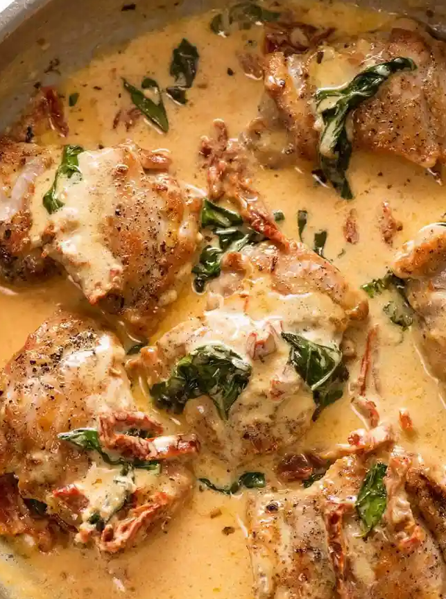 Creamy Sun Dried Tomato Chicken