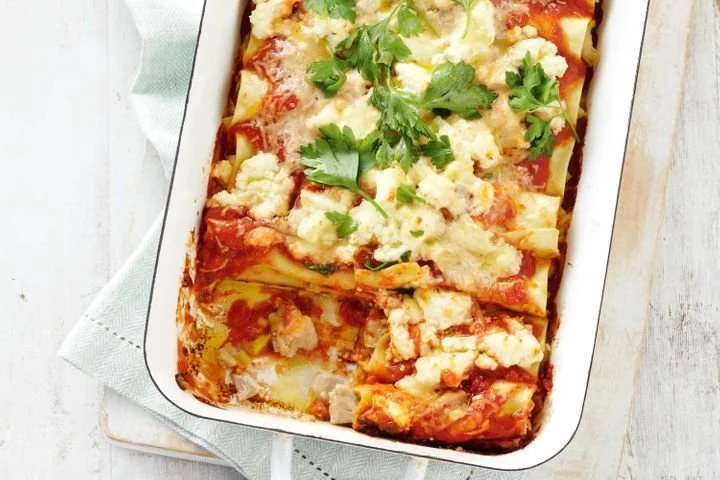 Chicken & Leek Cannelloni