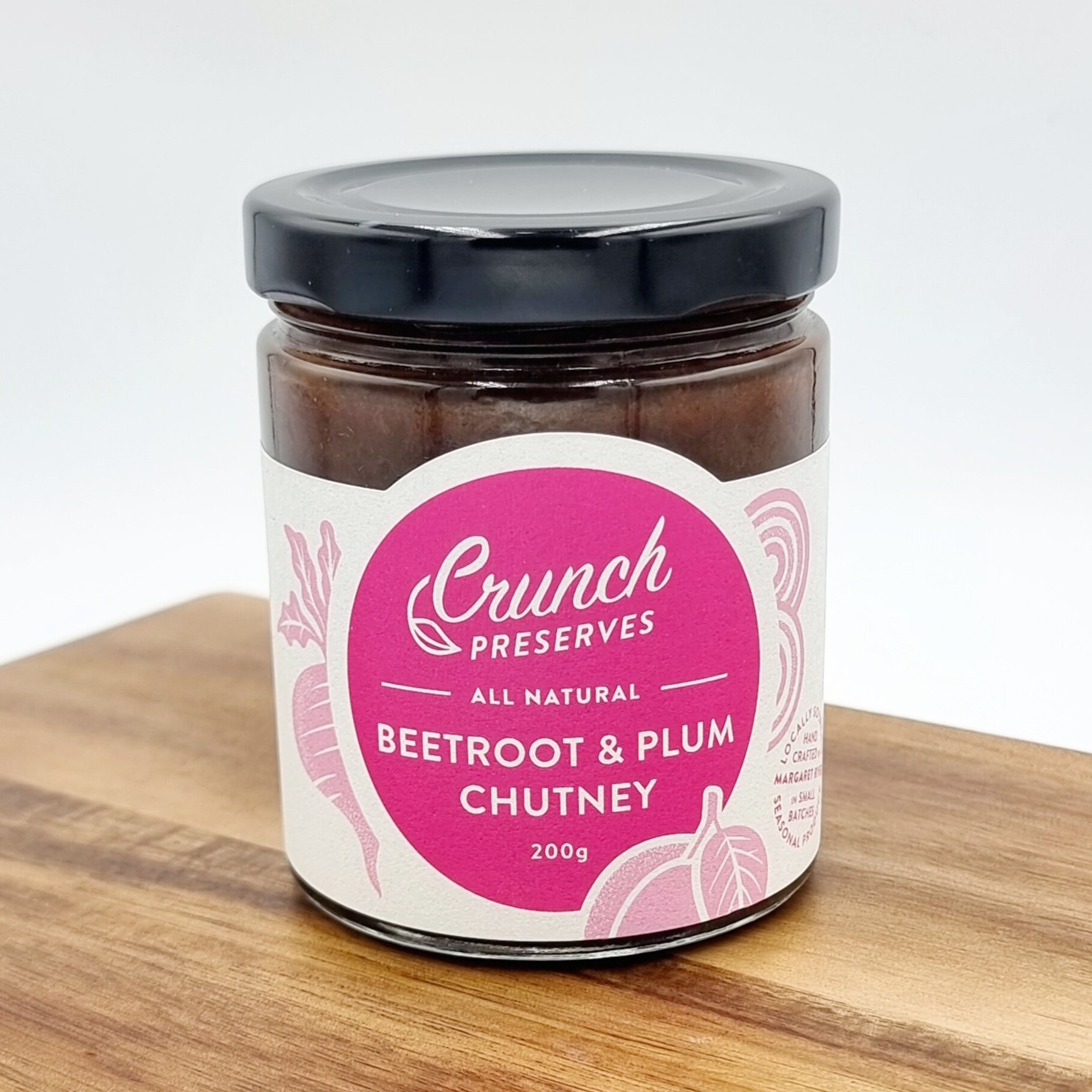 Crunch Preserves - Beetroot and Plum Chutney