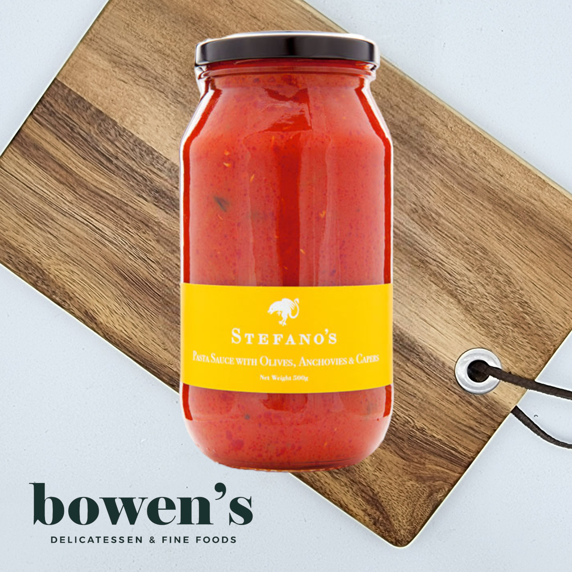 Stefano's Preserves - Pasta Sauce with Olives, Anchovies & Capers