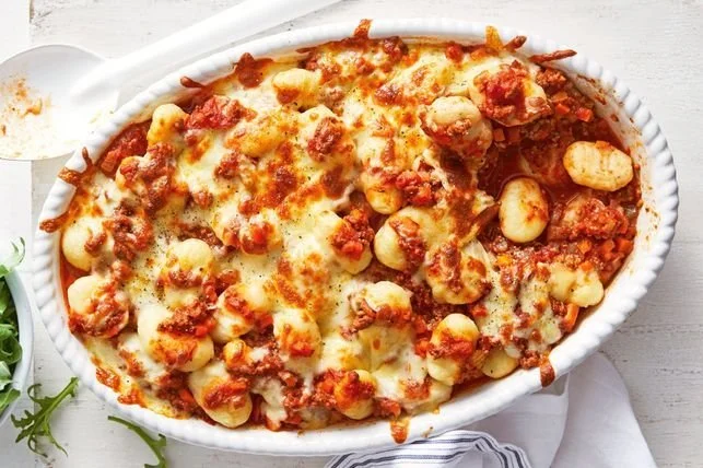 Baked Gnocchi with Bolognese