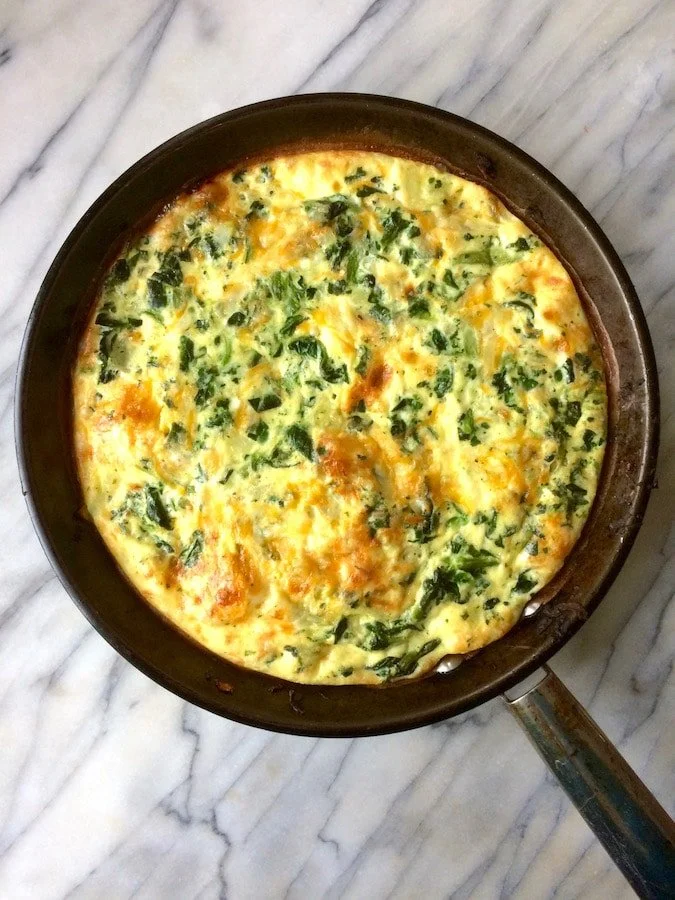 GF Spinach & Feta Family Quiche/Frittata