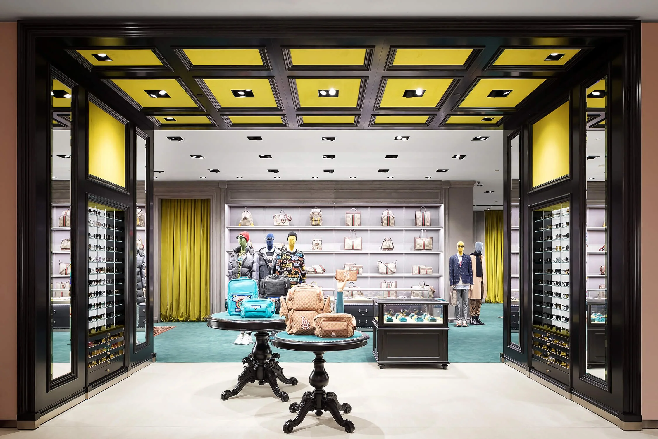 Gucci retail store design at Americana Manhasset on Long Island