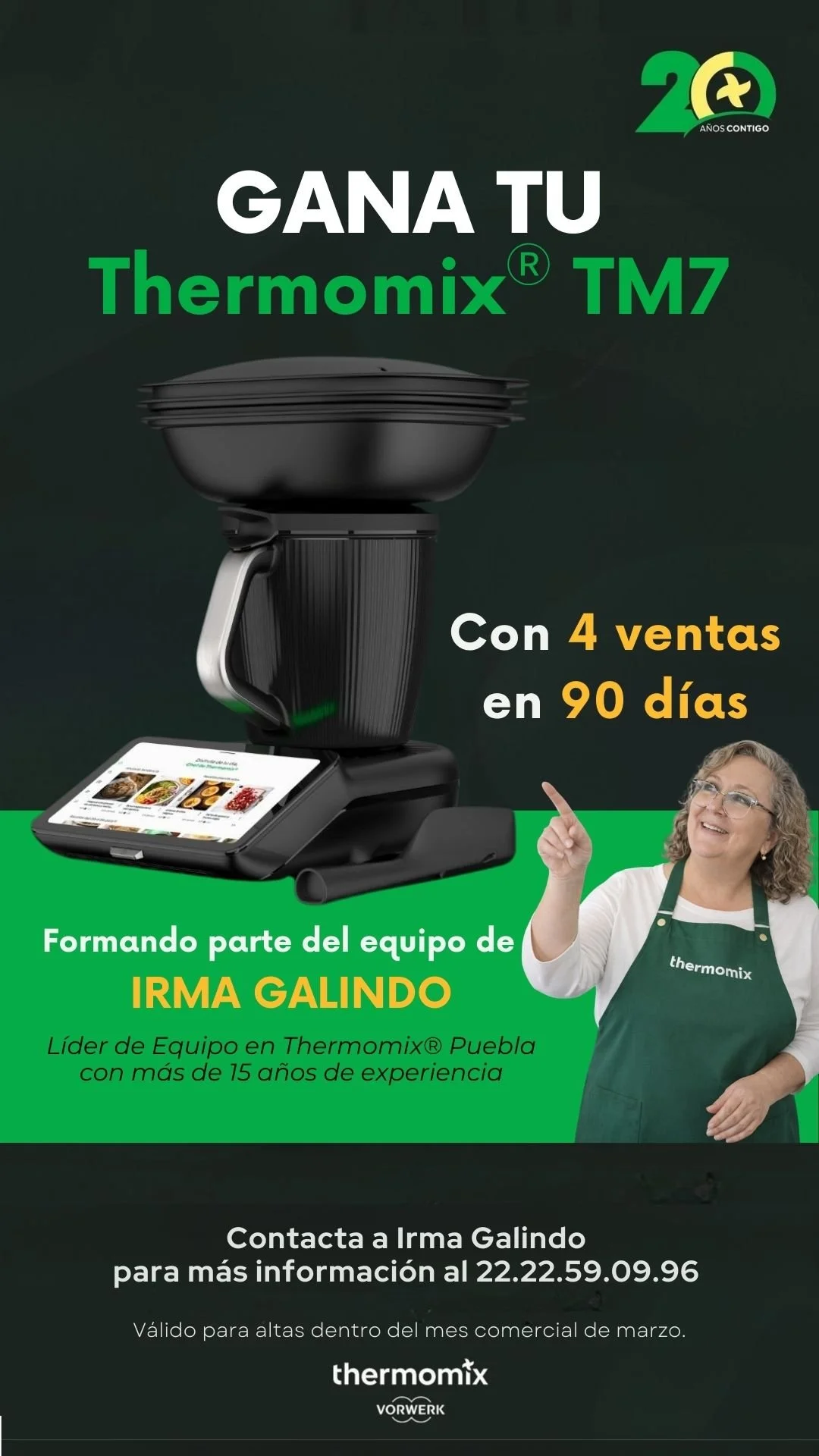 Gánate una TM7 nueva con tan solo 4 ventas