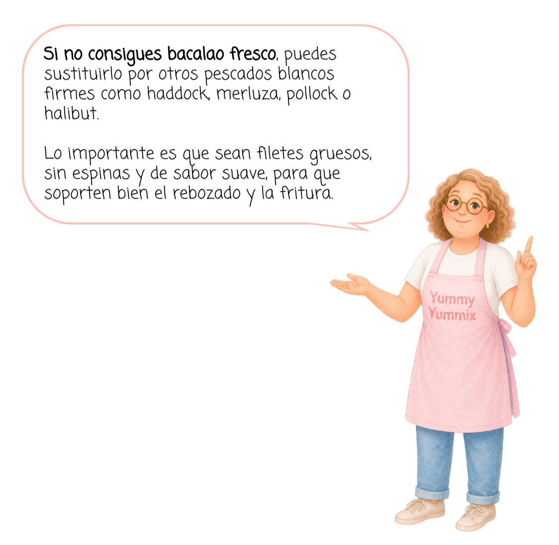 puedes reemplazar el bacalao por otro pescado de filete blanco en tu fish and chips