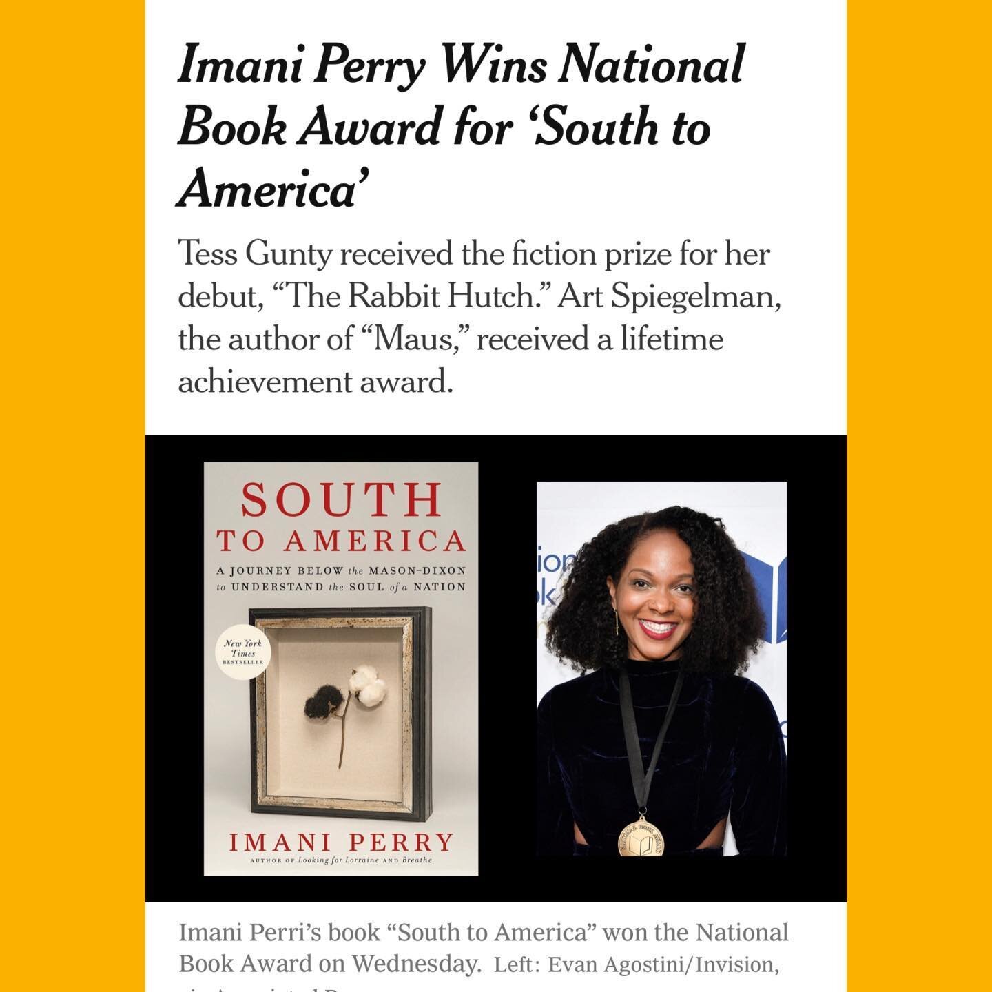 Congratulations, @imaniperry ! So well deserved!
@eccobooks