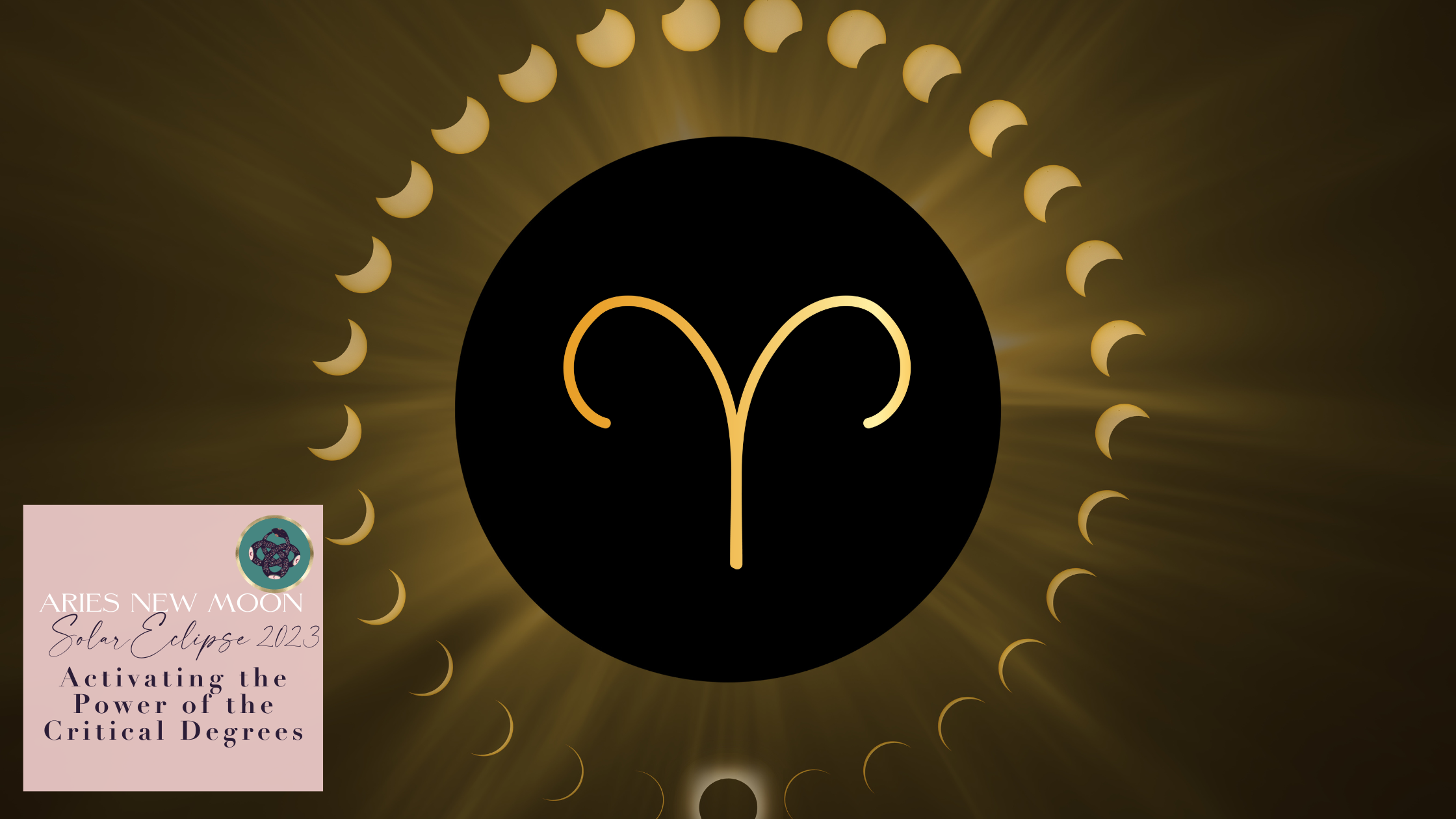 ARIES NEW MOON SOLAR ECLIPSE 2023🌑♈️ ACTIVATING THE POWER OF THE CRITICAL DEGREES