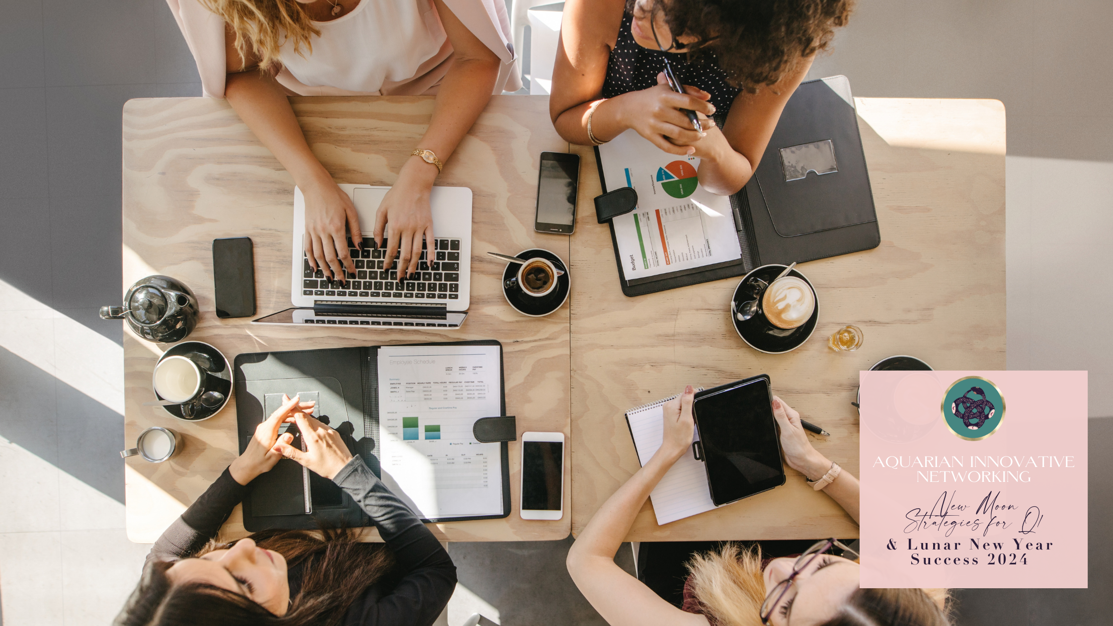 AQUARIAN INNOVATIVE NETWORKING ♒️​: NEW MOON STRATEGIES🌑​ FOR Q1 &amp; LUNAR NEW YEAR SUCCESS 2024 📈​