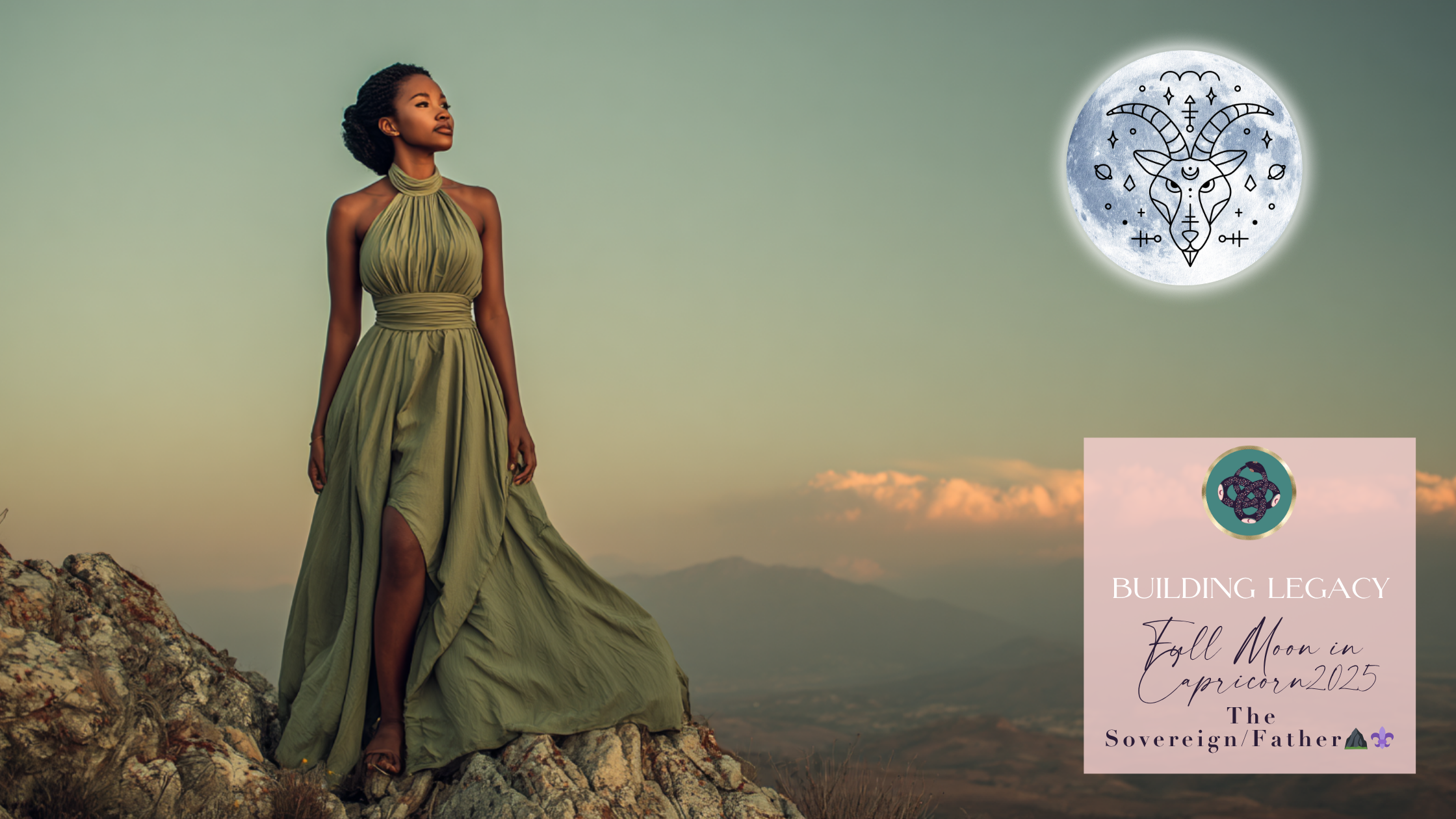 BUILDING LEGACY:🌕♑️ FULL MOON IN CAPRICORN 2025, THE SOVEREIGN/FATHER⛰️⚜️