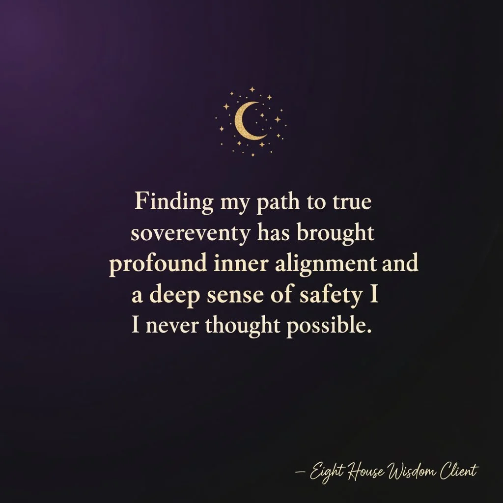 Sovereignty is not just a word. It&rsquo;s lived. 

Imagine planning your year not by hustle, but by the wisdom of your own cycles. One client wrote, &ldquo;For the first time, I felt true alignment. My nervous system finally found safety in my busin