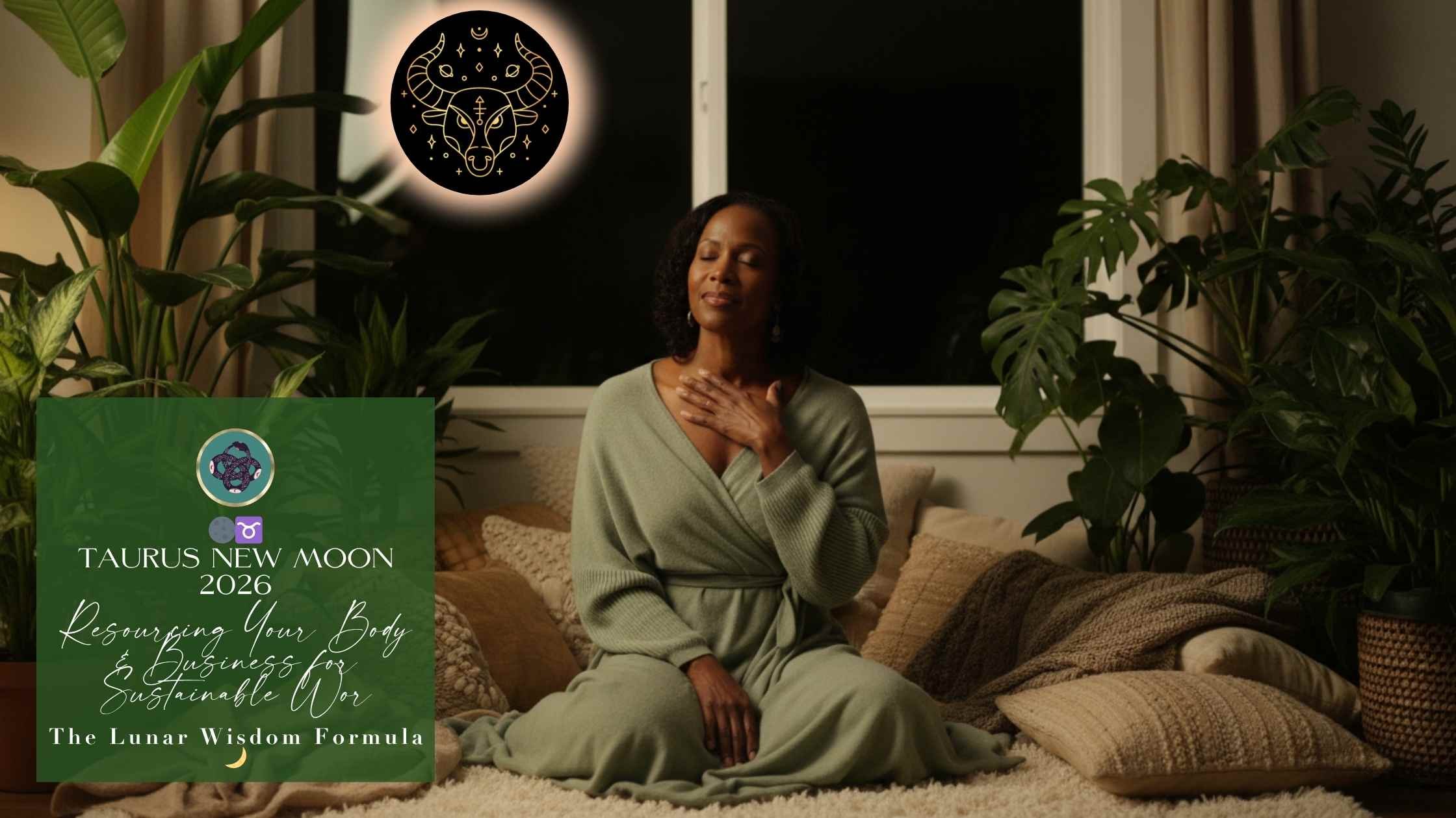 🌑♉️ TAURUS NEW MOON MAY 2026: RESOURCING YOUR BODY &amp; BUSINESS FOR SUSTAINABLE WORK | LUNAR WISDOM FORMULA