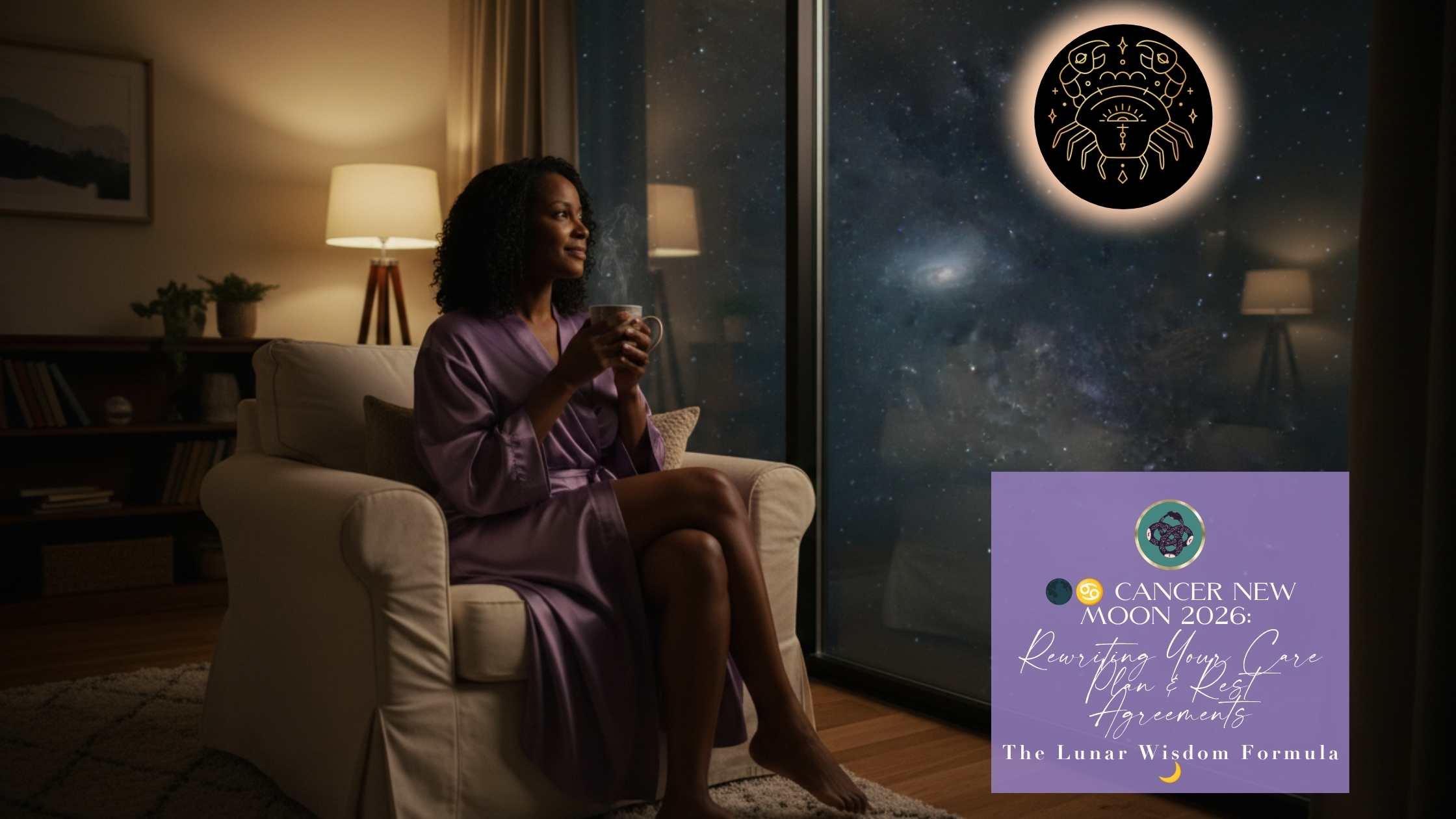 🌑♋️ CANCER NEW MOON 2026: REWRITING YOUR CARE PLAN &amp; REST AGREEMENTS | 🌙​LUNAR WISDOM FORMULA