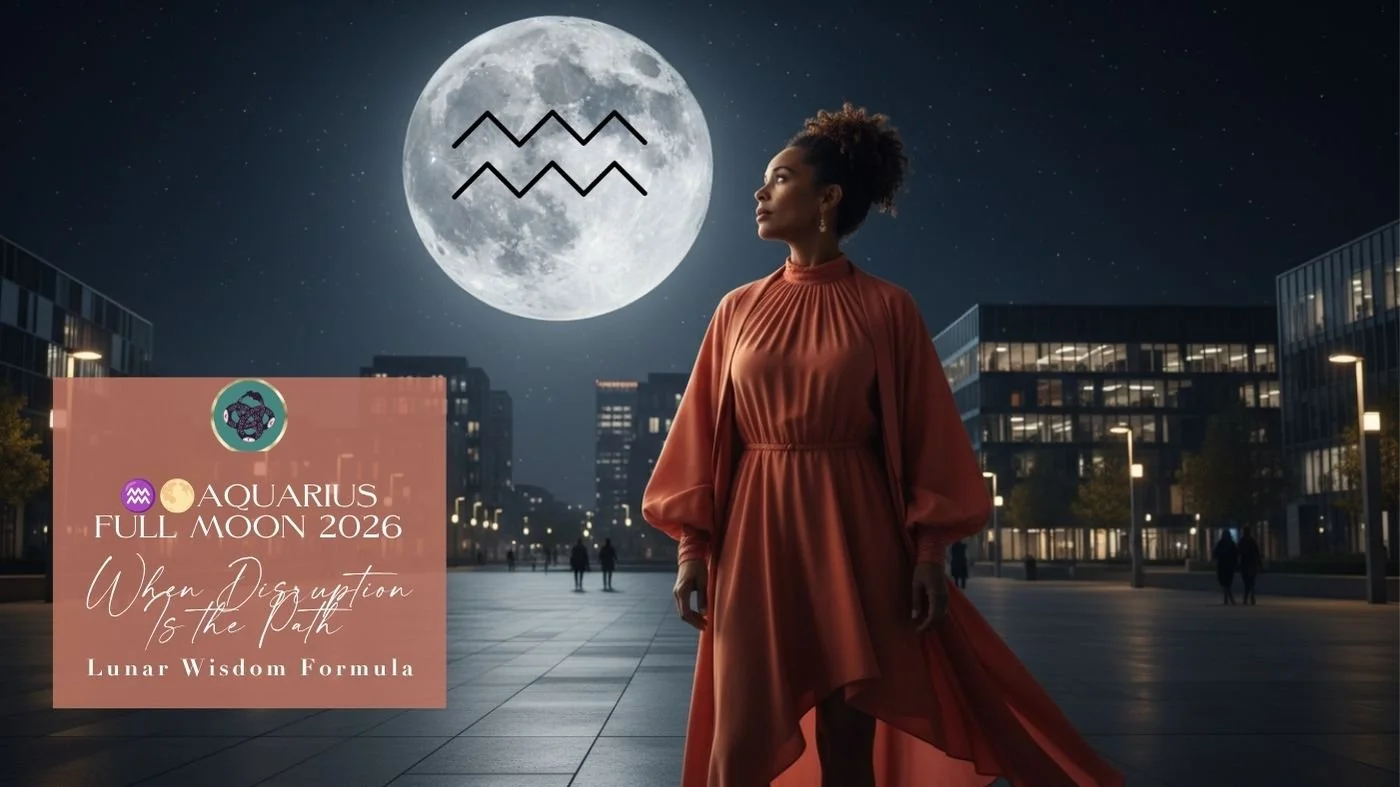 ​ ♒️🌕 AQUARIUS FULL MOON 2026: WHEN DISRUPTION IS THE PATH|🌙​ LUNAR WISDOM FORMULA 