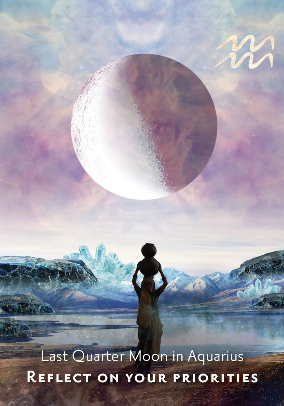 LAST QUARTER MOON IN AQUARIUS🌓 ♒️ CATCHING UP WITH THE NEW TIMELINE