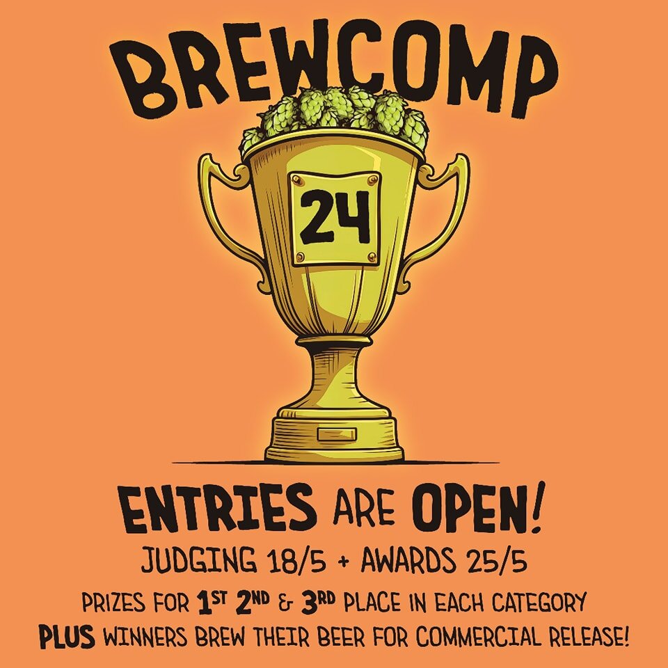 Just a reminder to get your beers in for Campus Brewing Brew Comp '24

Registration is officially open
Cut off date is 08/05 
Get your beers to us between 13th-16th May

Enter at link in bio