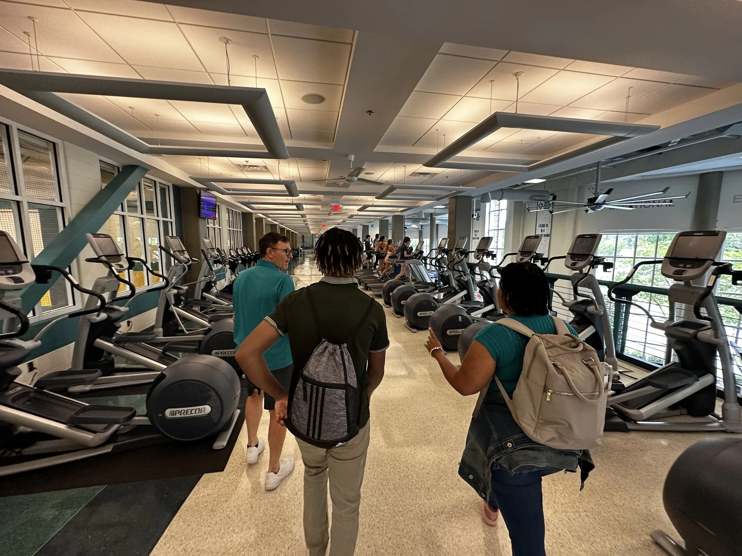 E visiting UNCW in April 2023