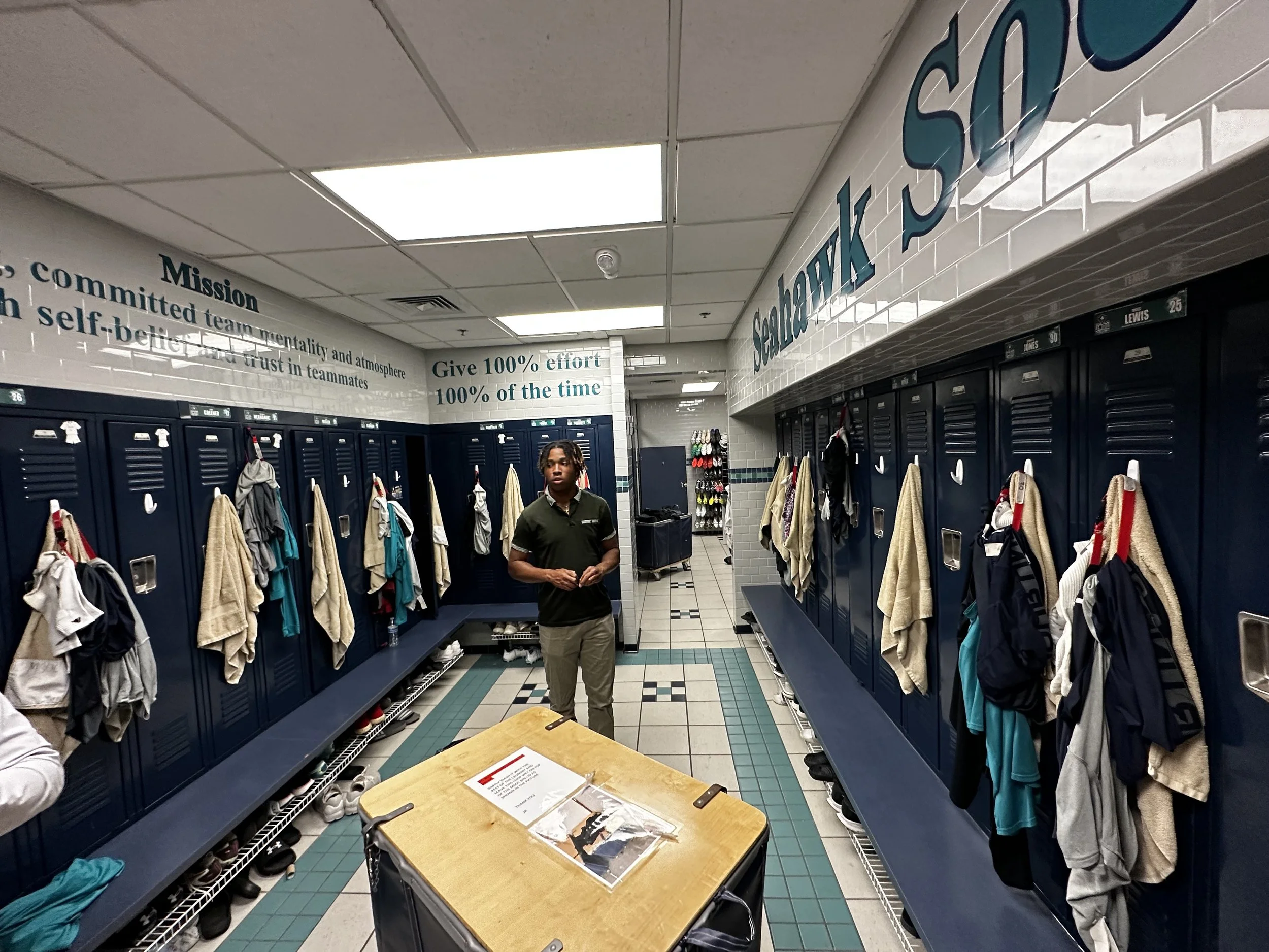 E visiting UNCW in April 2023