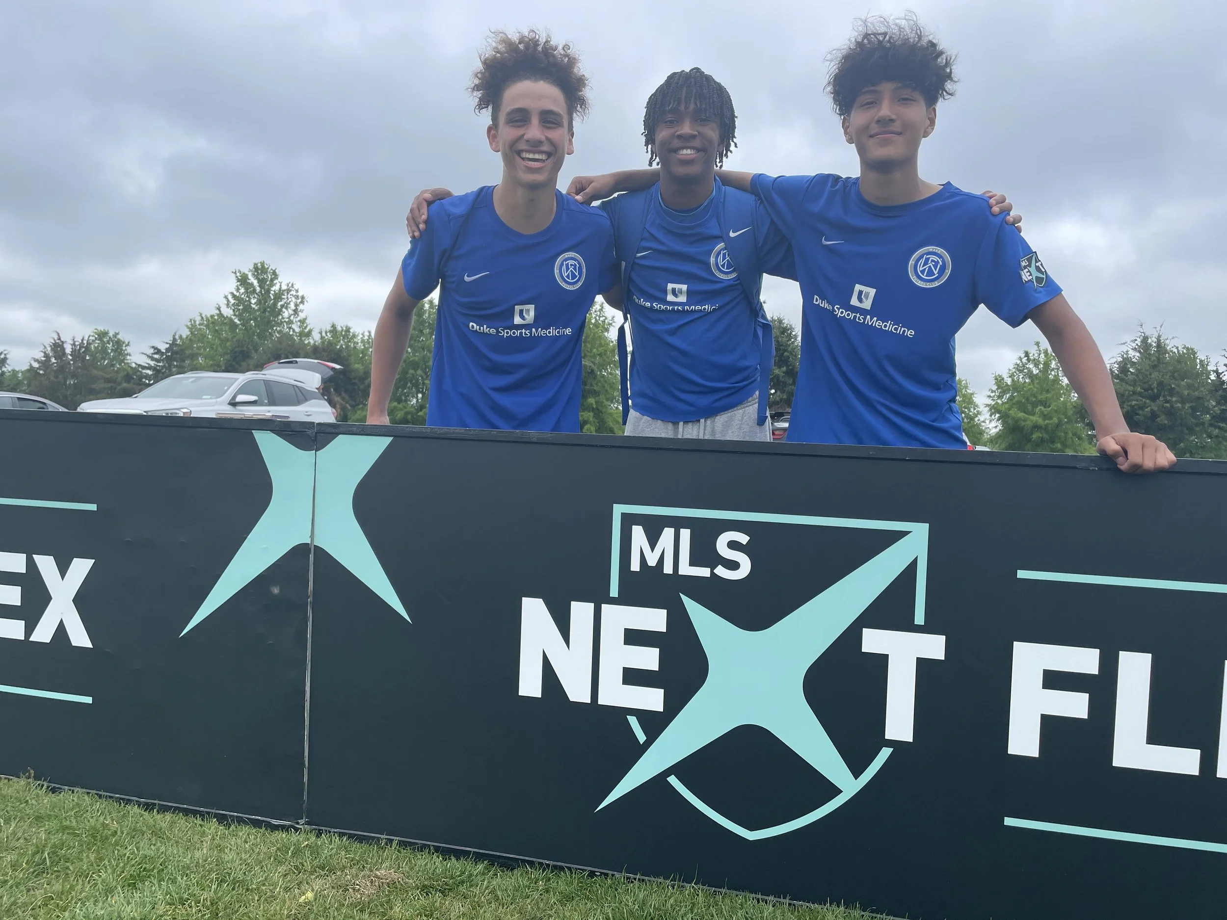 E and his teammates in California for the MLS Next Flex in 2022