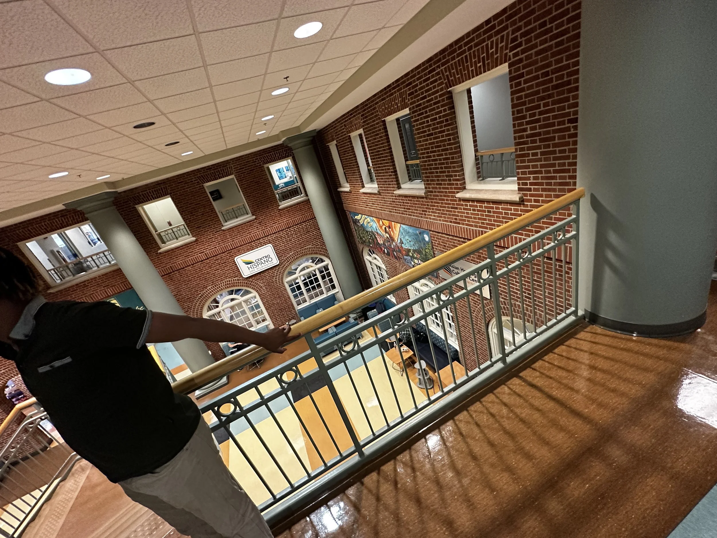 E visiting UNCW in April 2023