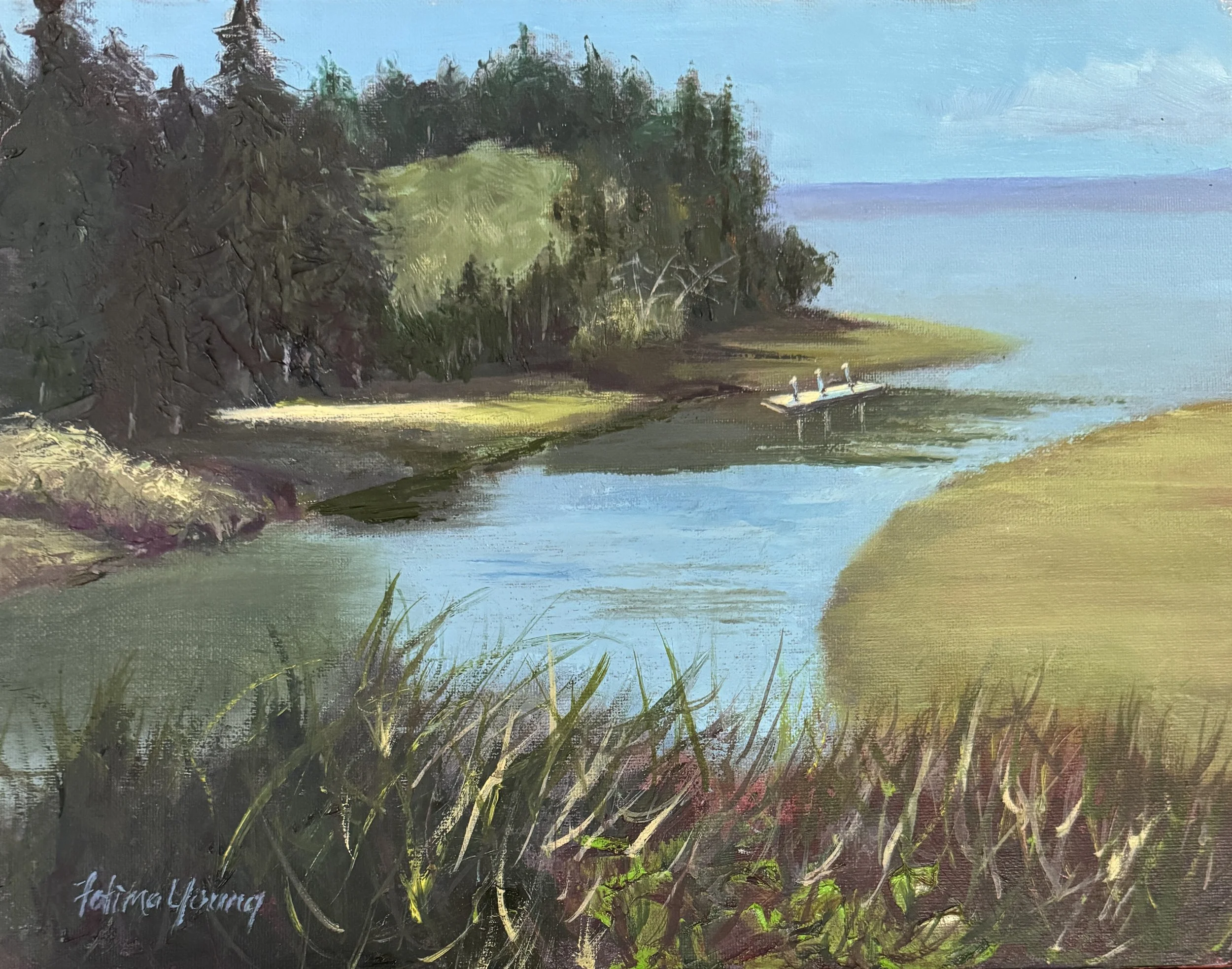 "LIKE BEING HOME'   11X14in   Sold