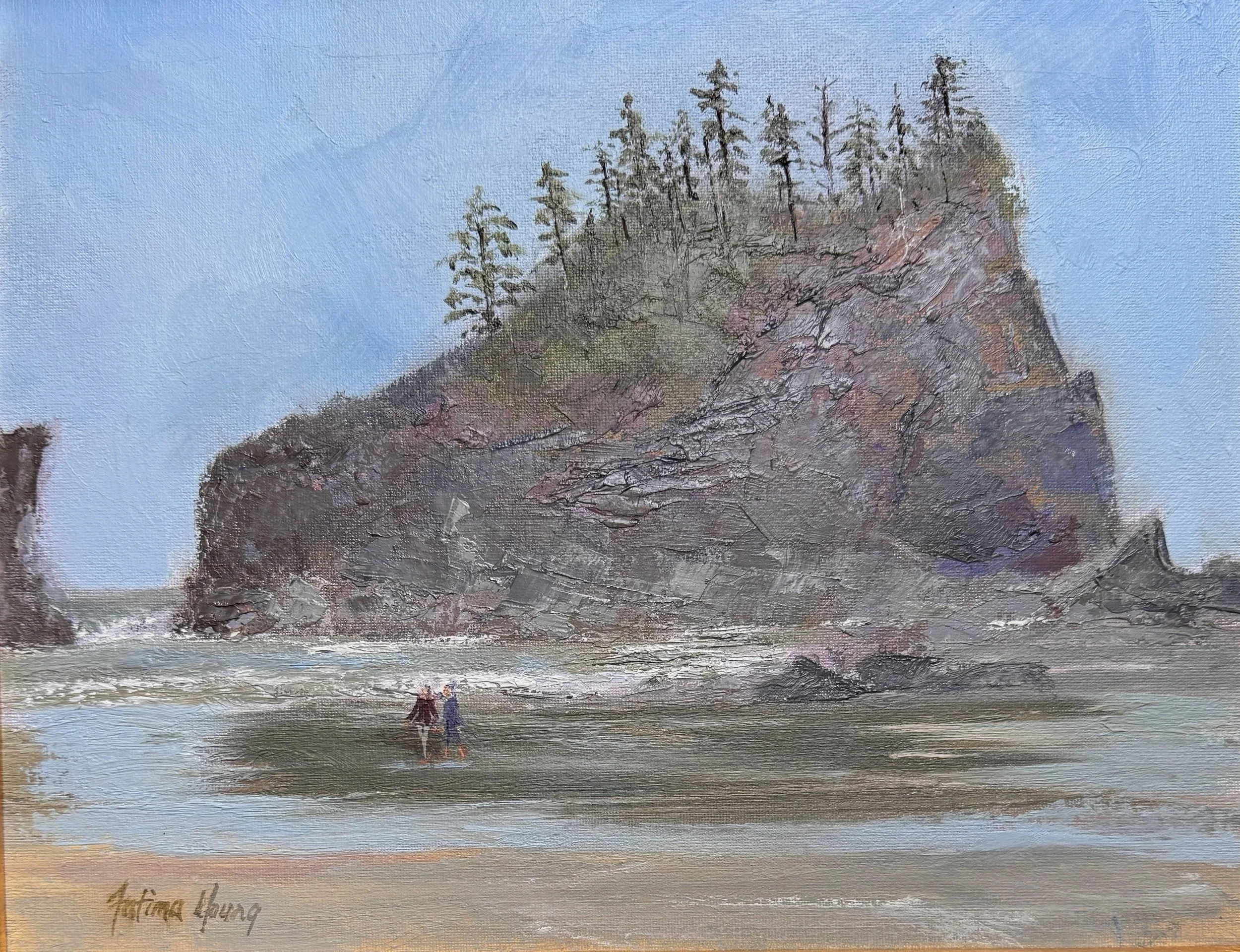 "STELLAR SEA STACK"   11x14in   Oil   $700