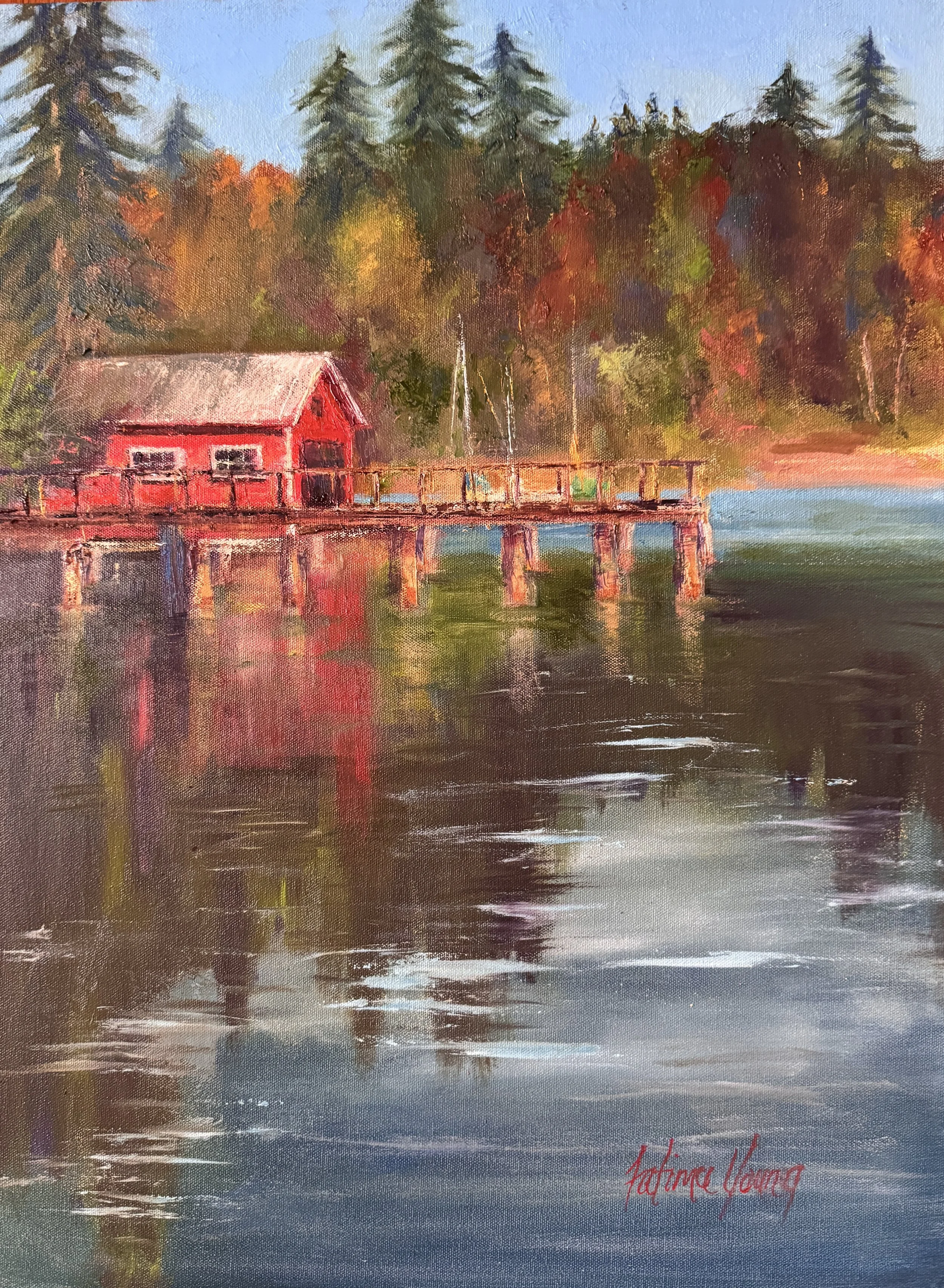 "LET'S GET THE BOAT OUT"   24x18in   Sold