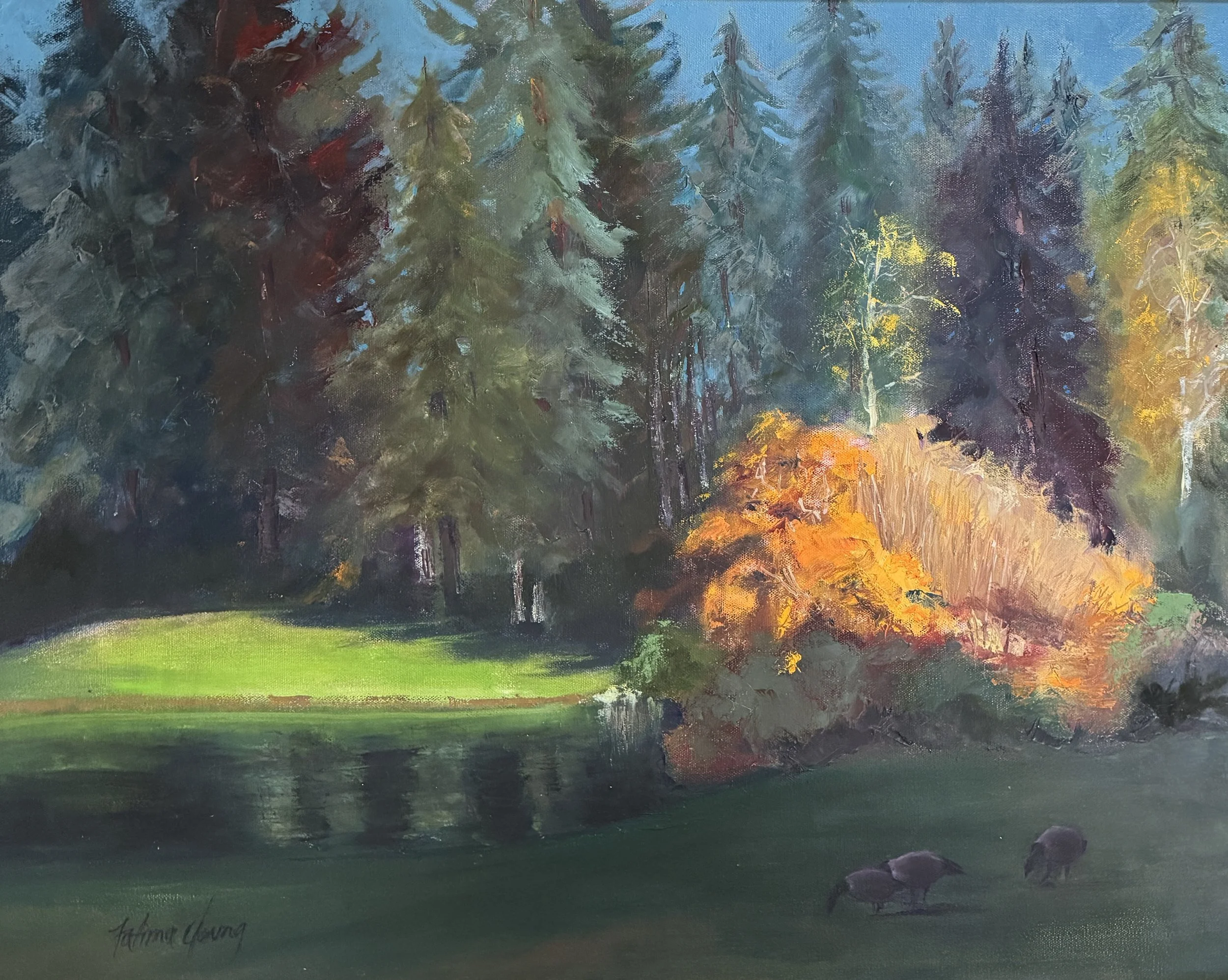 "AT LAST LIGHT"   24x30"   Sold