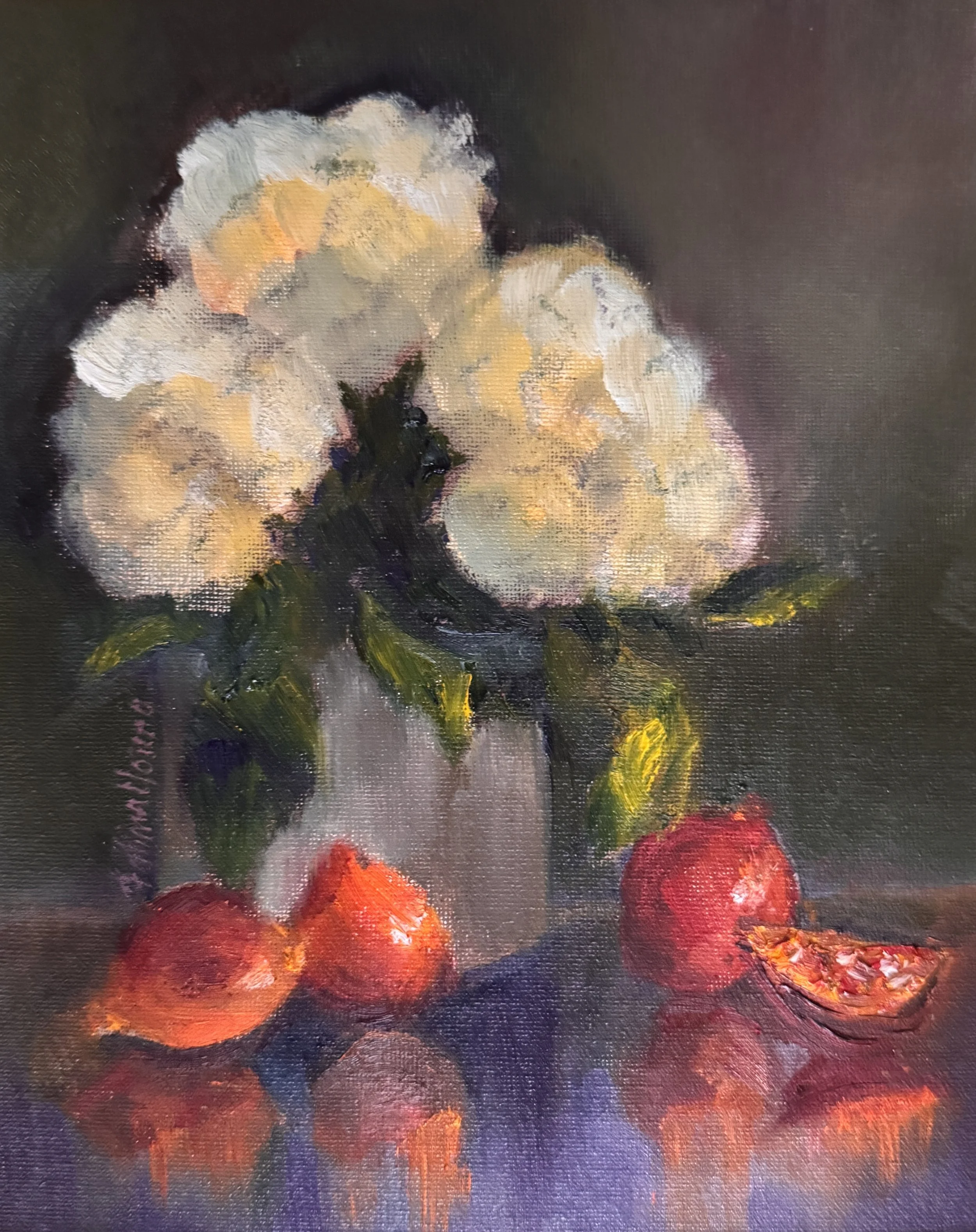 "GIFT FOR AN ANGEL"   10x8in   Oil   SOLD