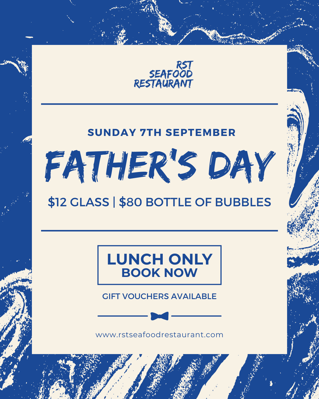 Father’s Day Champs Sunday Lunch at RST