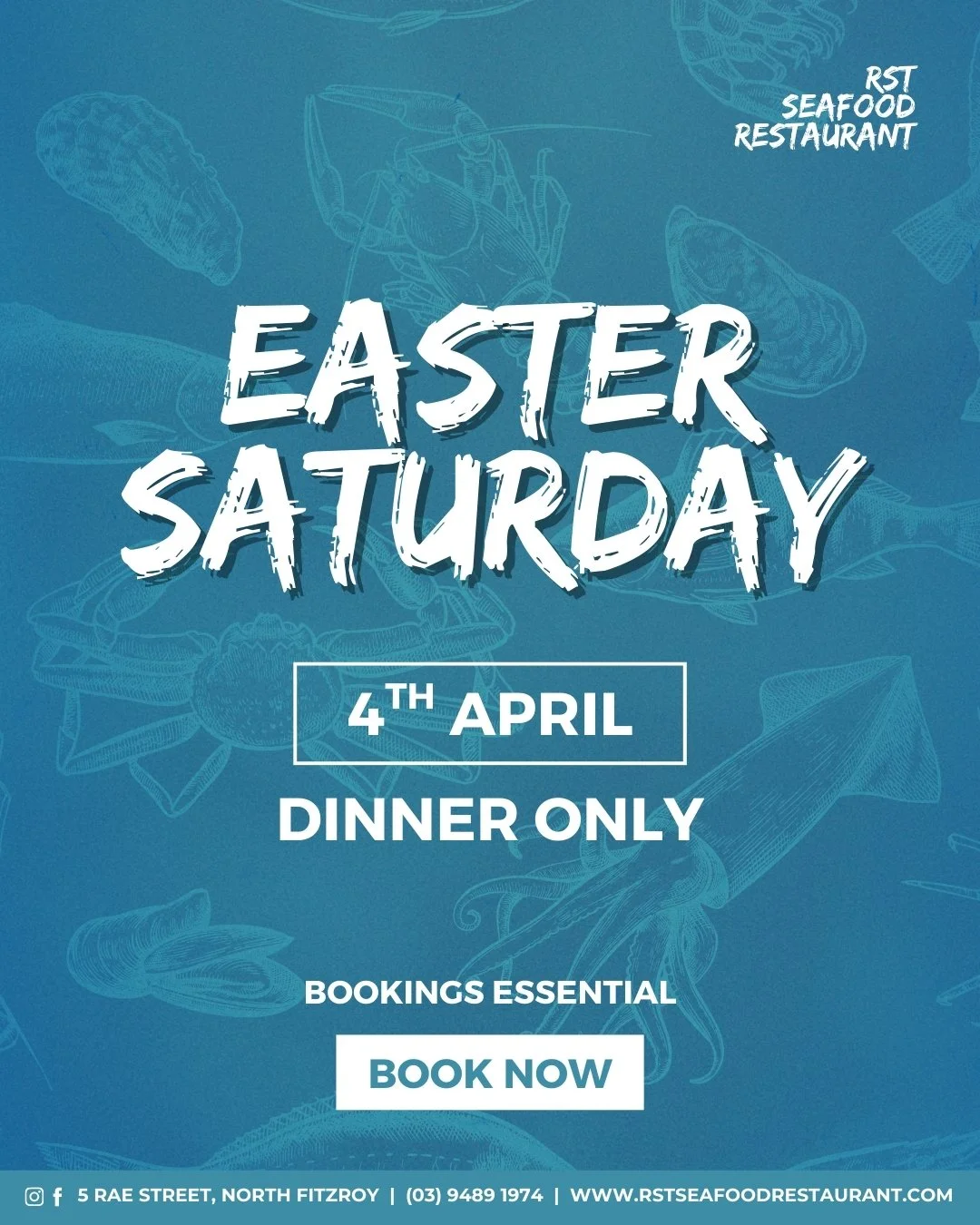Easter Saturday at RST Seafood Restaurant