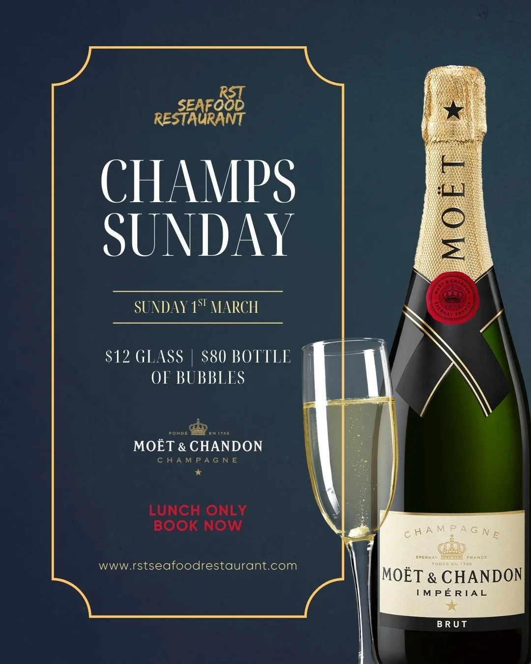 March Champs Sunday Lunch