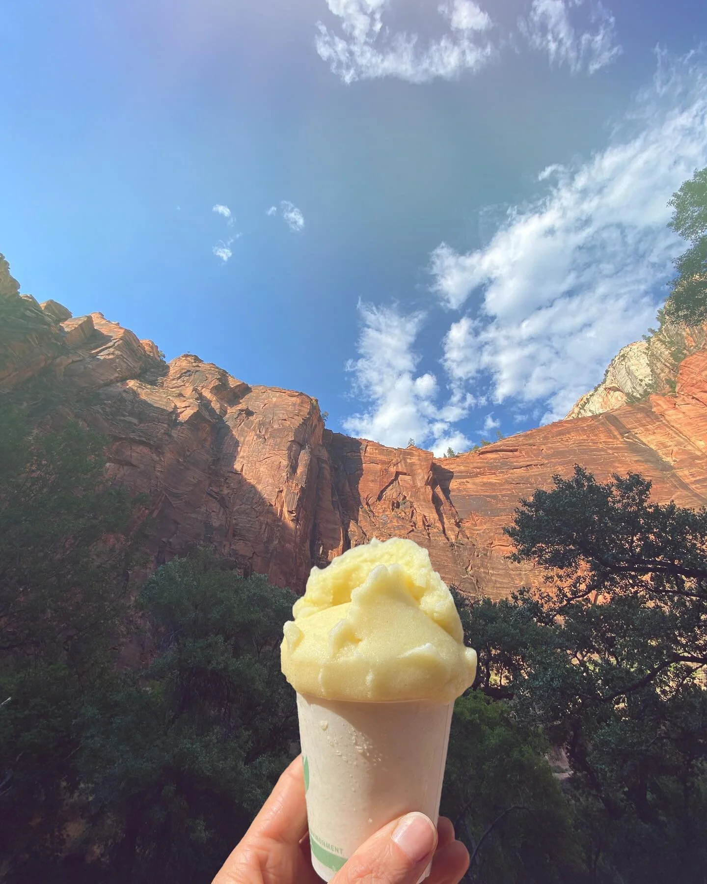 a nice place for an ice βοΈ
.
.
.
#itsallmagic #zionnationalpark #thenarrows #springdaleut #stgeorgeeats #stgeorgeut #zion #italianices #waterice