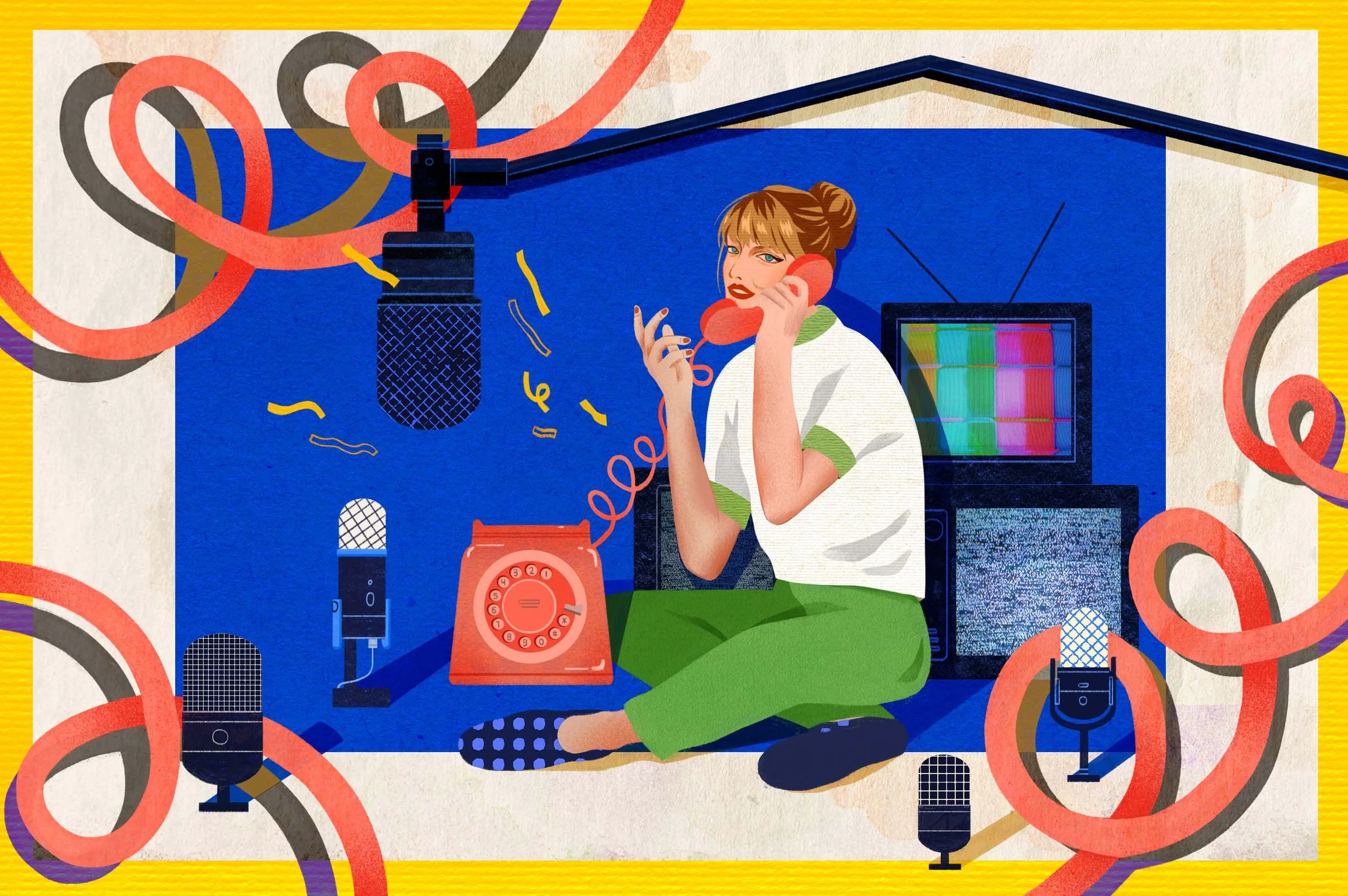 How Hollywood Turned Podcasts Into a New Press Machine