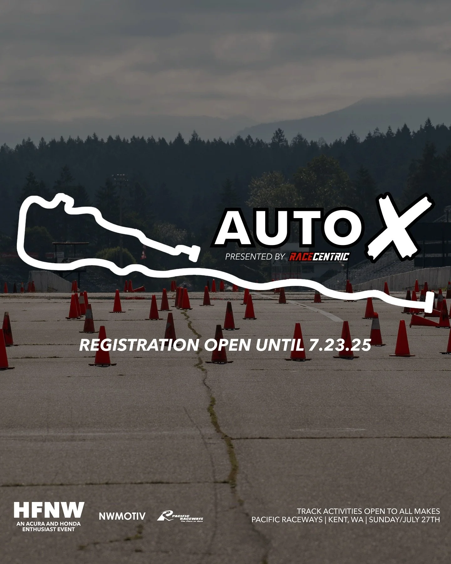 We received some requests to reopen AutoX registration so here you go! Registration for AutoX presented by @racecentric will be open again until Wednesday! Click the link in our bio to register! This is your last chance! It is open to all makes and m